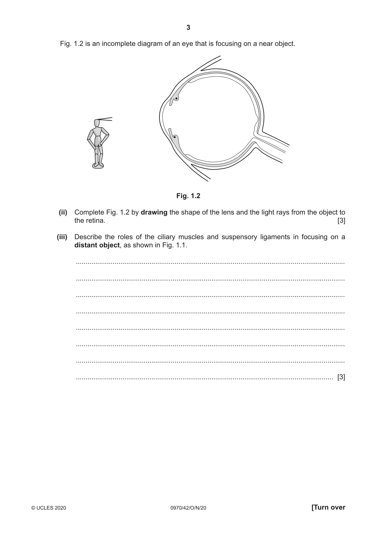 Cambridge IGCSE Biology (9-1) 0970 2020 Oct/Nov Paper 4 · Variant 2 question paper, page 3 of 20