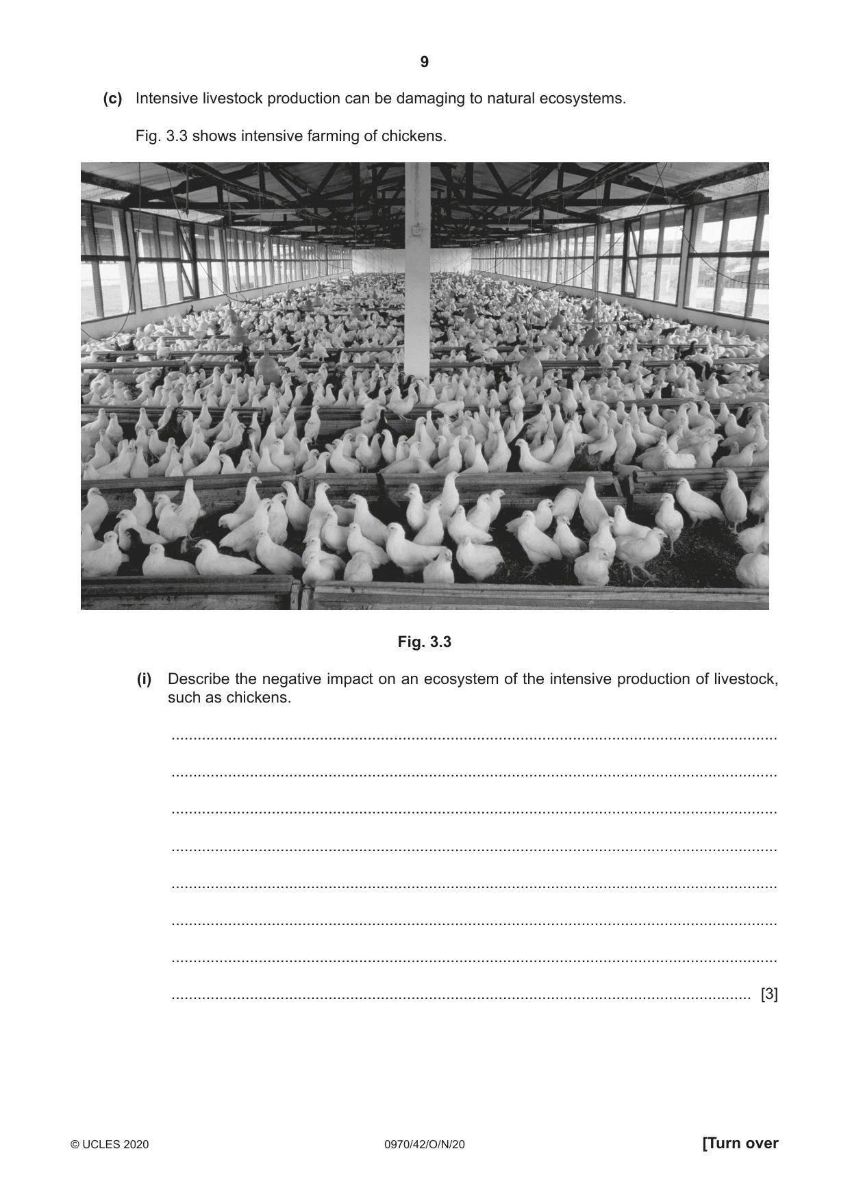 Cambridge IGCSE Biology (9-1) 0970 2020 Oct/Nov Paper 4 · Variant 2 question paper, page 9 of 20