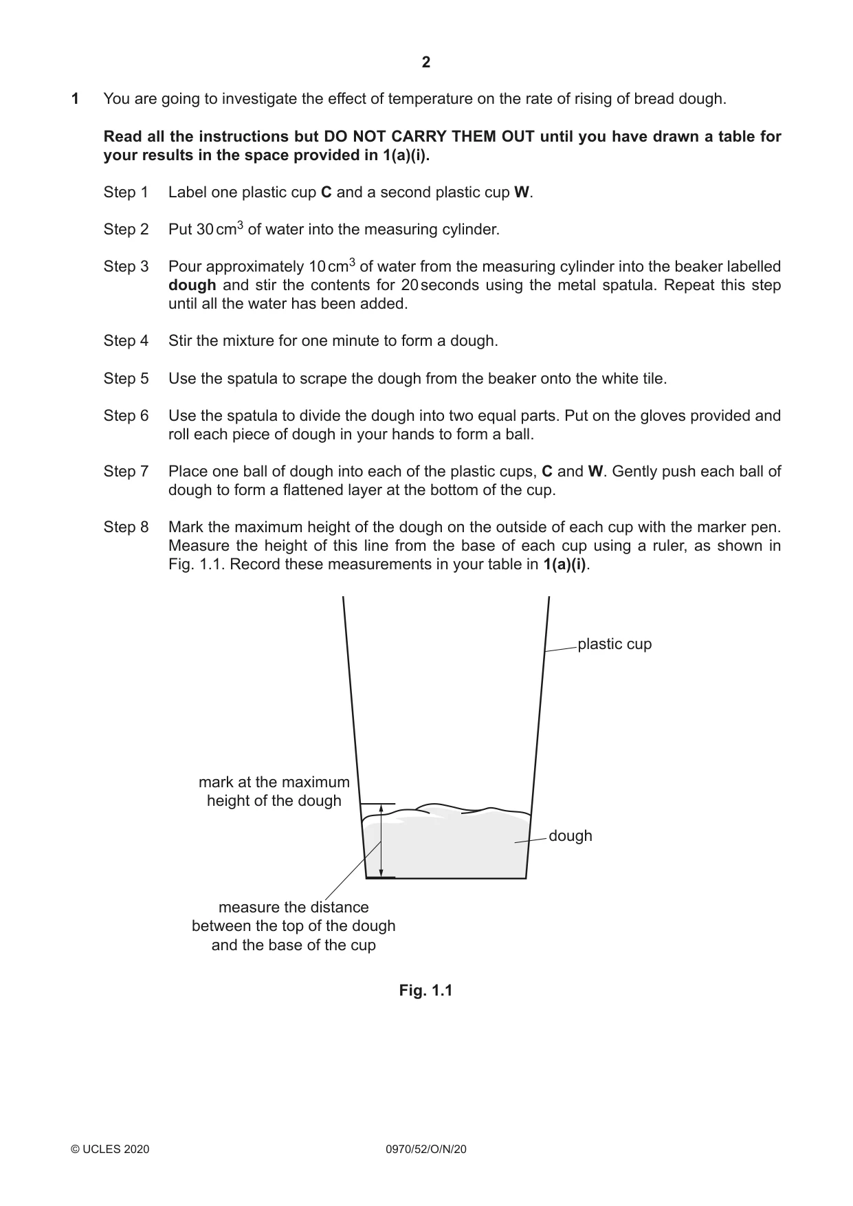 Cambridge IGCSE Biology (9-1) 0970 2020 Oct/Nov Paper 5 · Variant 2 question paper, page 2 of 12