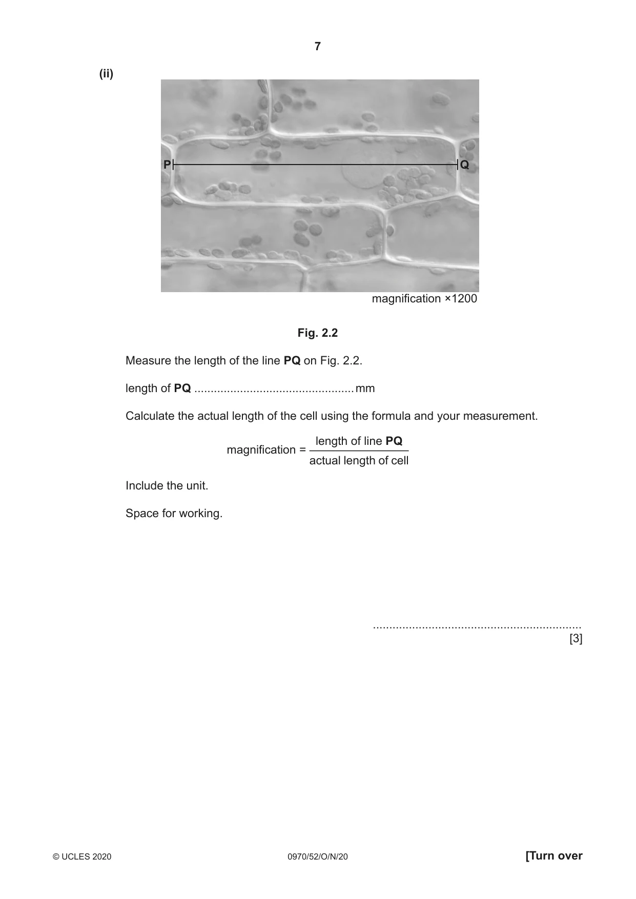 Cambridge IGCSE Biology (9-1) 0970 2020 Oct/Nov Paper 5 · Variant 2 question paper, page 7 of 12