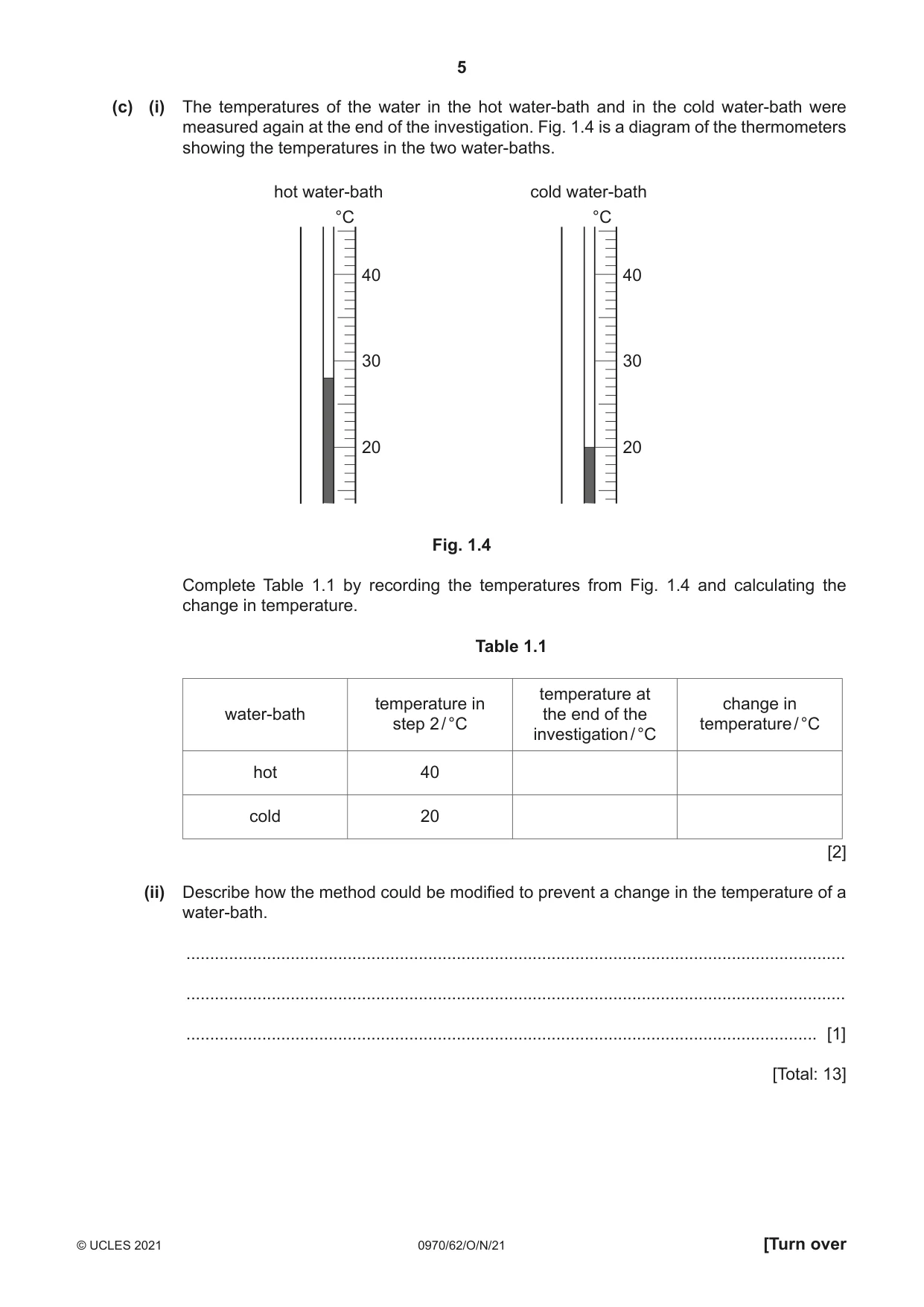 Cambridge IGCSE Biology (9-1) 0970 2021 Oct/Nov Paper 6 · Variant 2 question paper, page 5 of 12