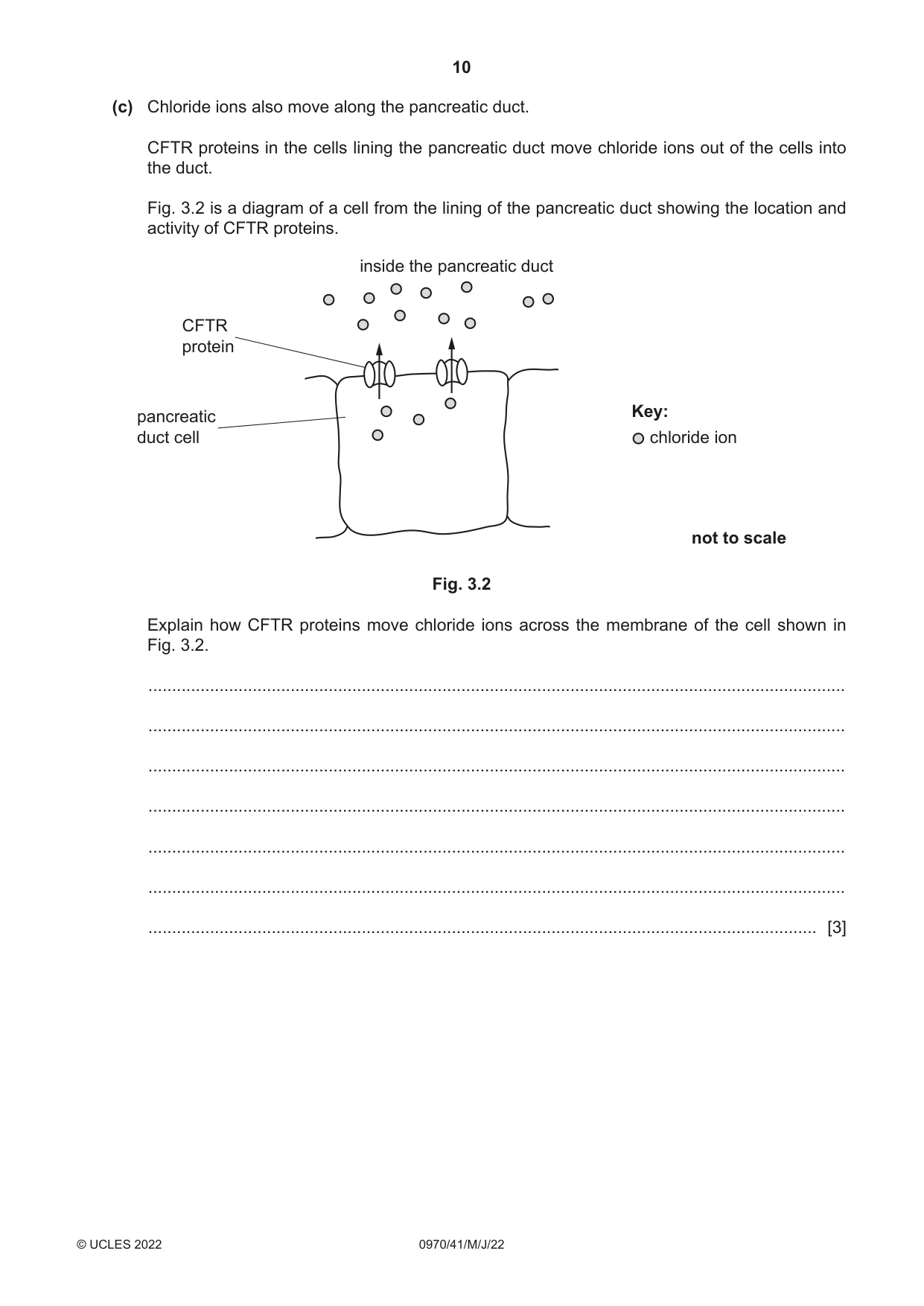 Cambridge IGCSE Biology (9-1) 0970 2022 May/June Paper 4 · Variant 1 question paper, page 10 of 20