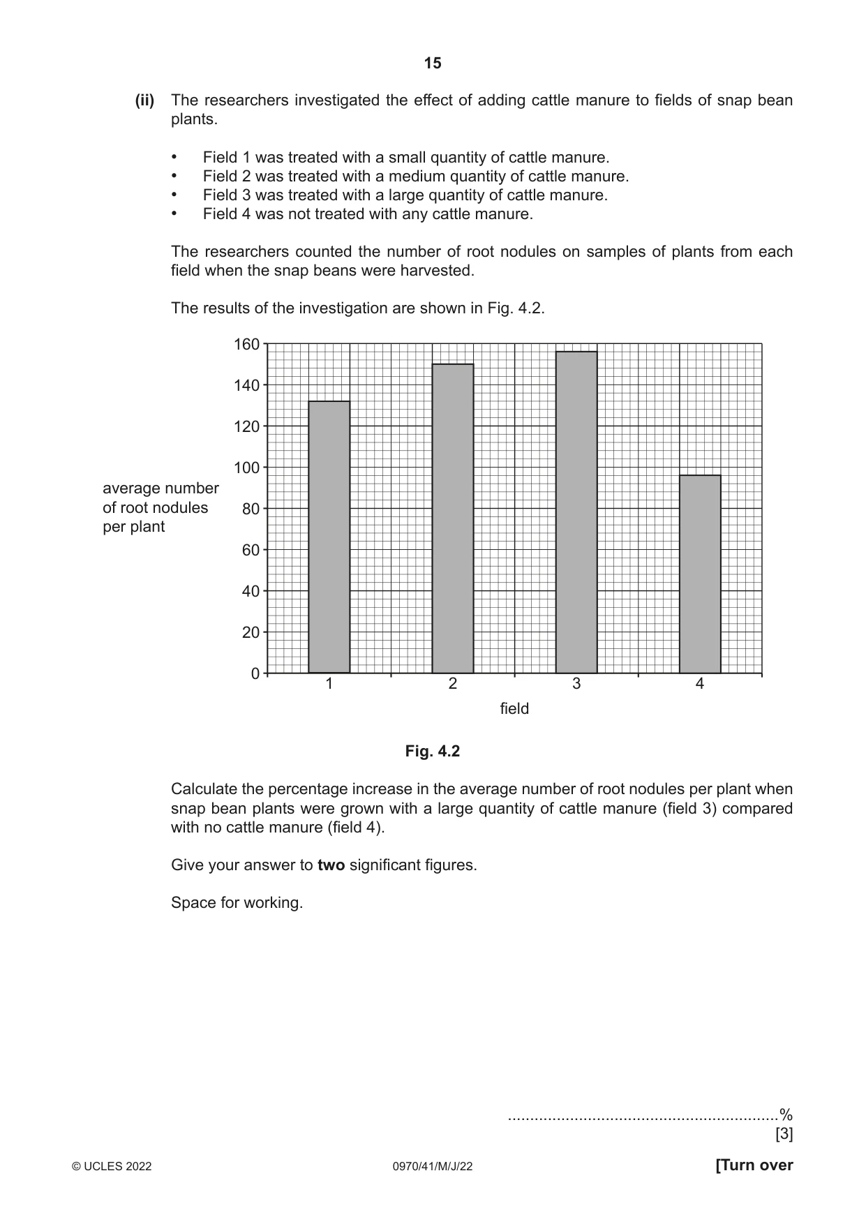 Cambridge IGCSE Biology (9-1) 0970 2022 May/June Paper 4 · Variant 1 question paper, page 15 of 20