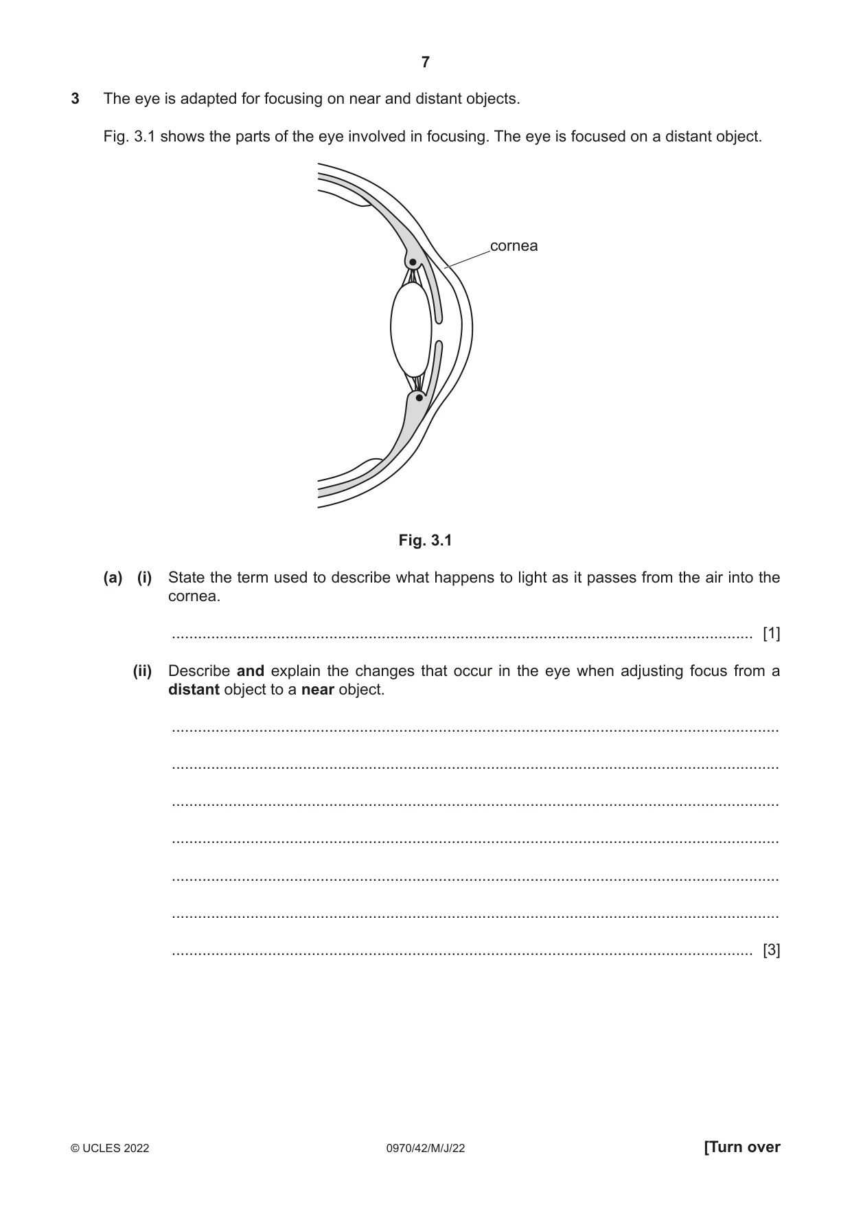 Cambridge IGCSE Biology (9-1) 0970 2022 May/June Paper 4 · Variant 2 question paper, page 7 of 20