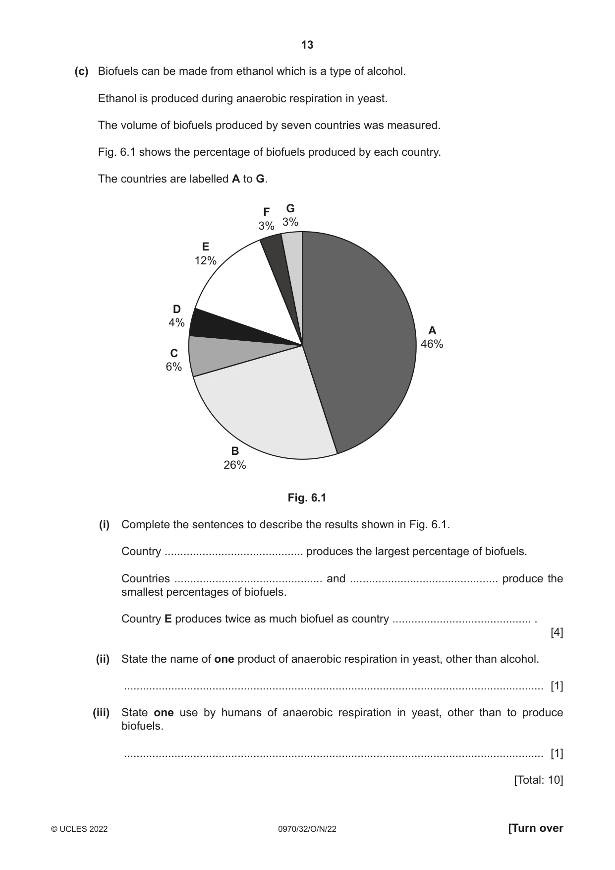 Cambridge IGCSE Biology (9-1) 0970 2022 Oct/Nov Paper 3 · Variant 2 question paper, page 13 of 20