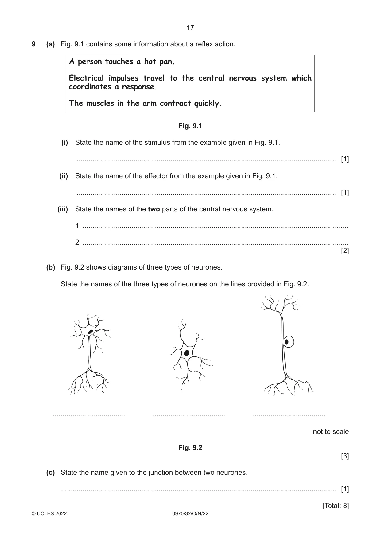 Cambridge IGCSE Biology (9-1) 0970 2022 Oct/Nov Paper 3 · Variant 2 question paper, page 17 of 20
