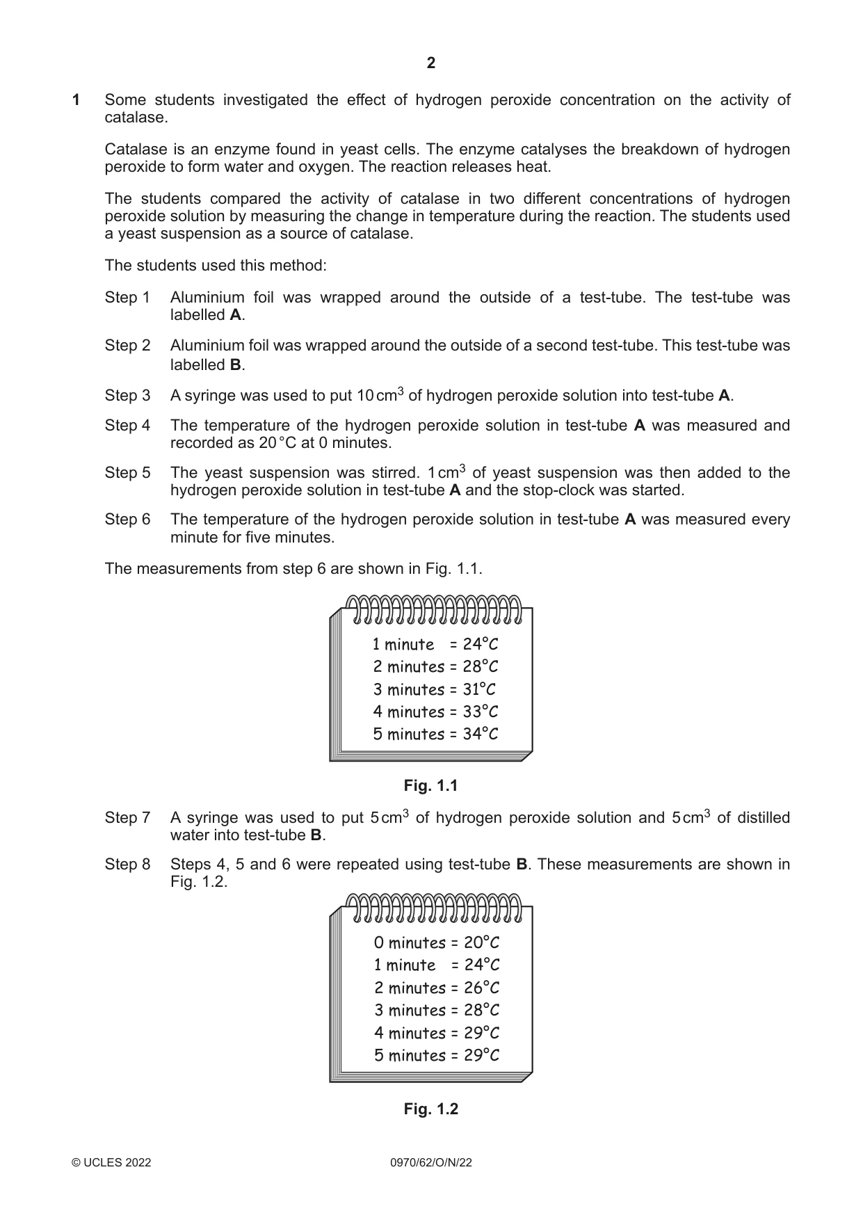 Cambridge IGCSE Biology (9-1) 0970 2022 Oct/Nov Paper 6 · Variant 2 question paper, page 2 of 12