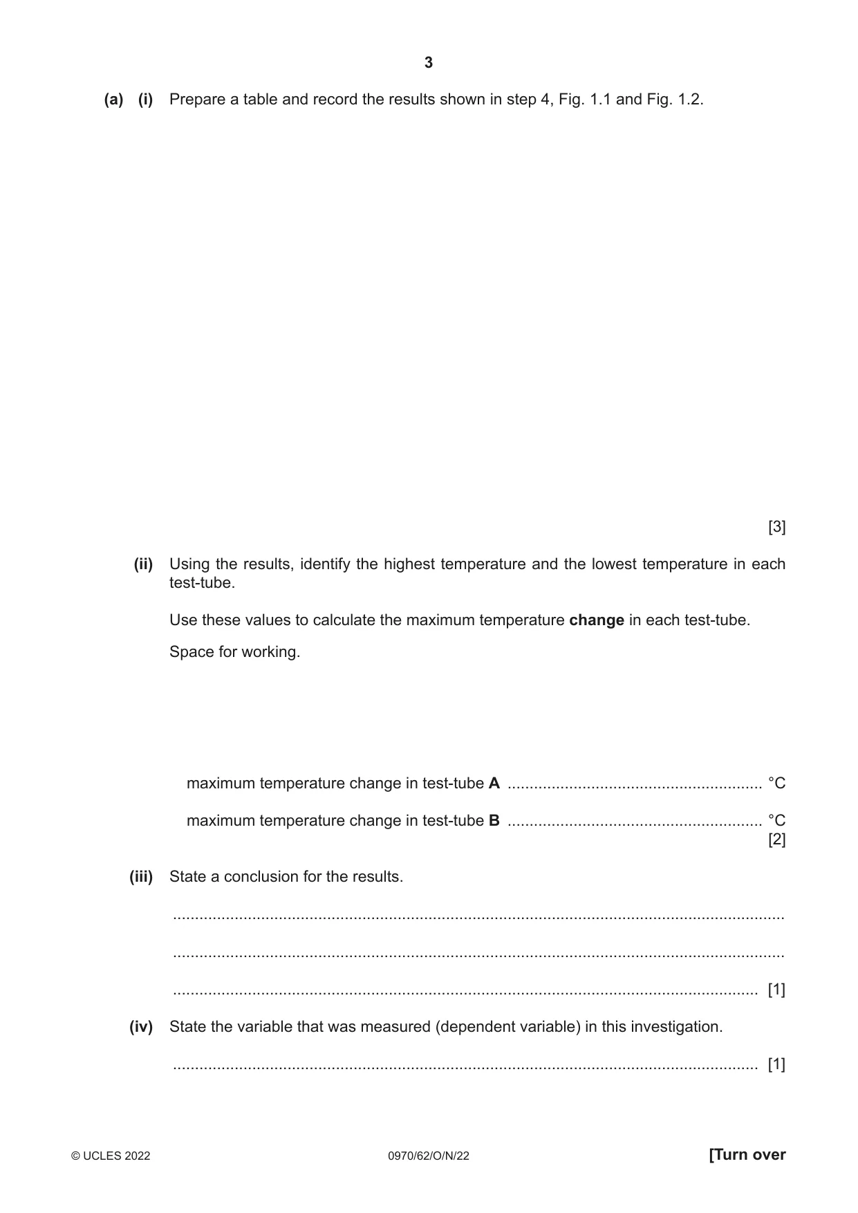 Cambridge IGCSE Biology (9-1) 0970 2022 Oct/Nov Paper 6 · Variant 2 question paper, page 3 of 12