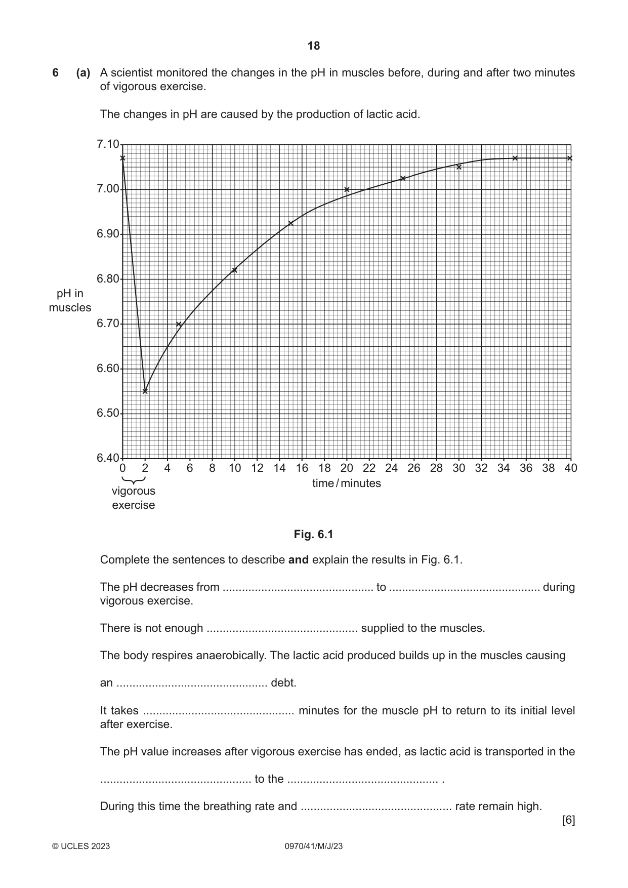 Cambridge IGCSE Biology (9-1) 0970 2023 May/June Paper 4 · Variant 1 question paper, page 18 of 20