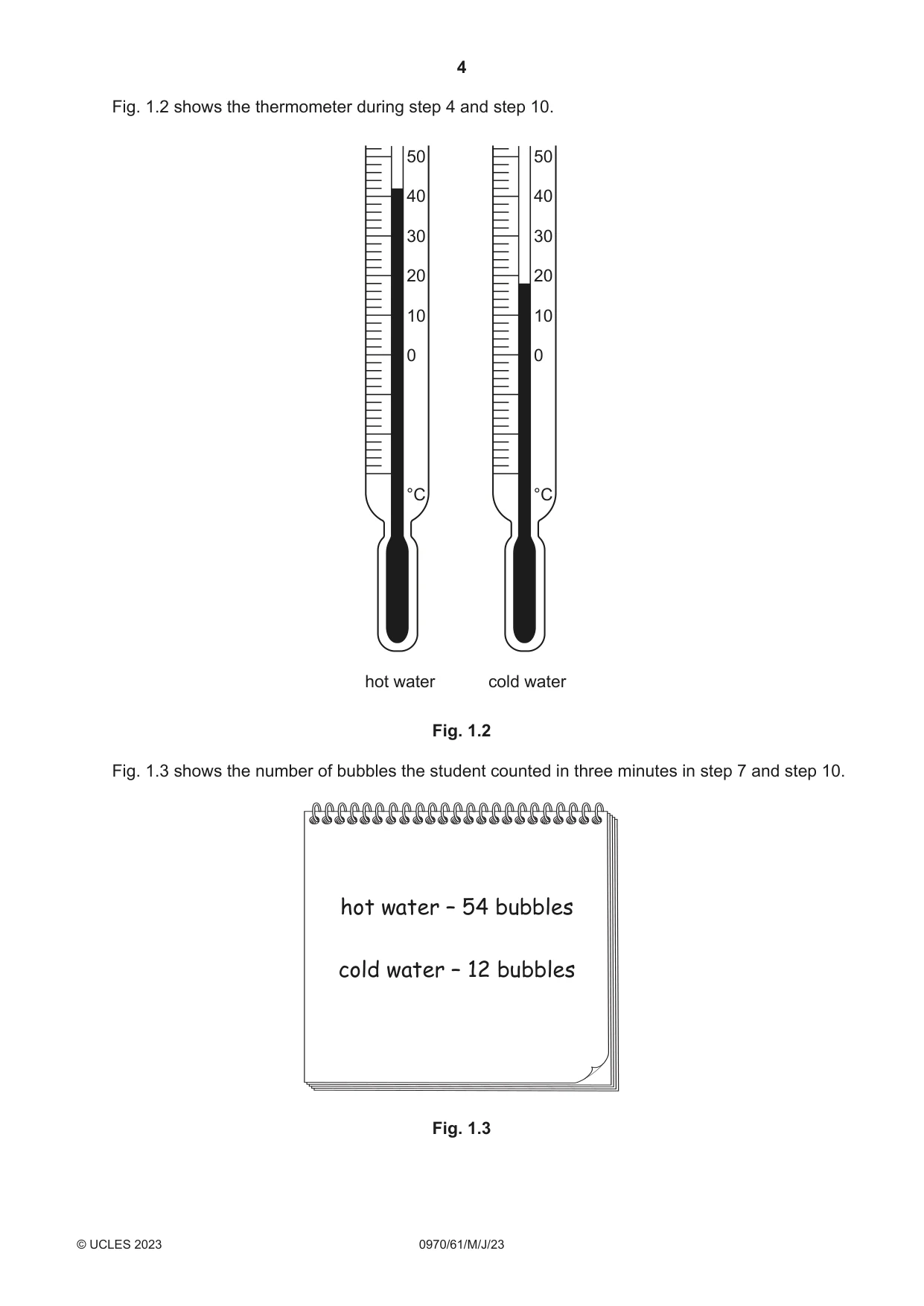 Cambridge IGCSE Biology (9-1) 0970 2023 May/June Paper 6 · Variant 1 question paper, page 4 of 16