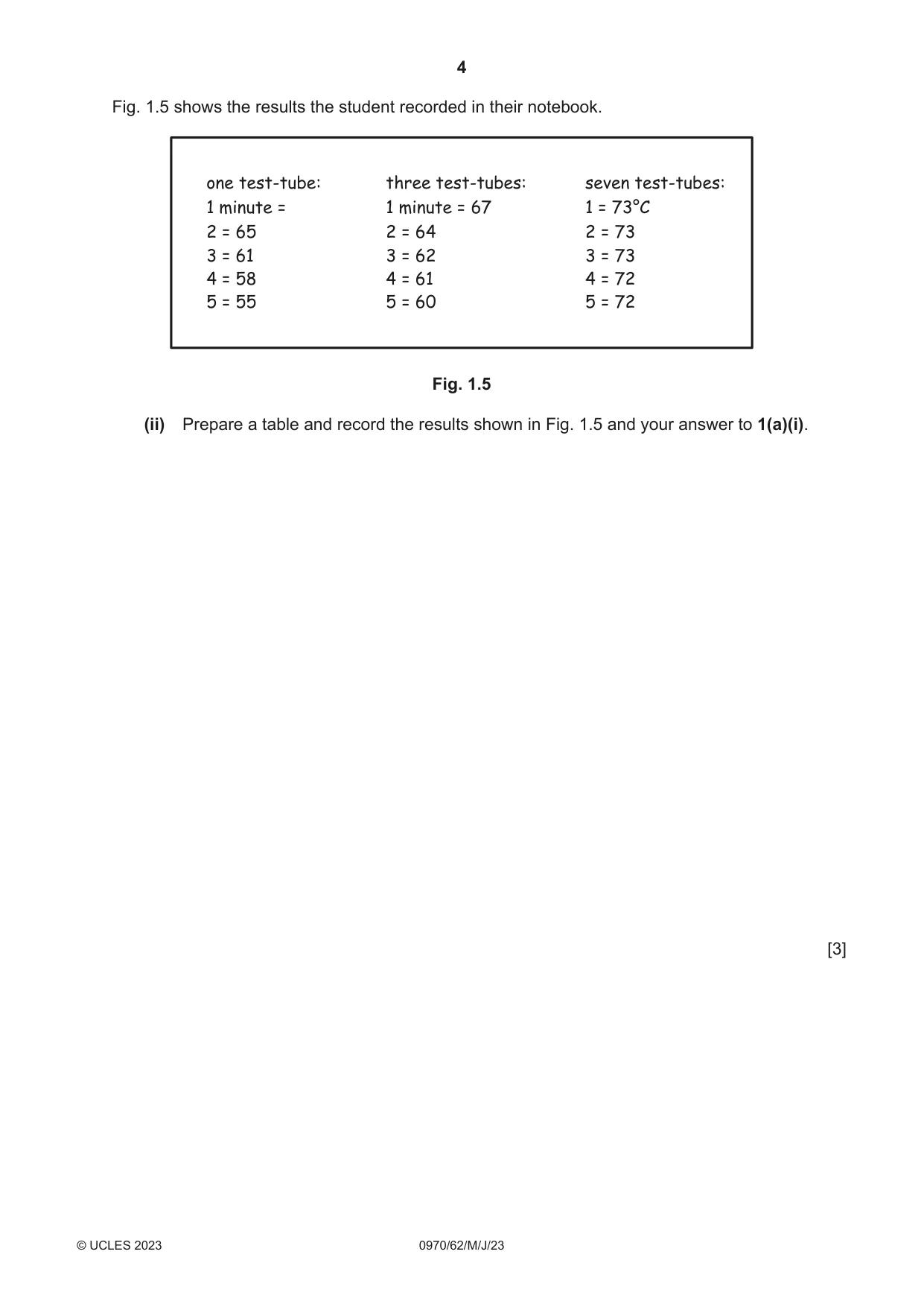 Cambridge IGCSE Biology (9-1) 0970 2023 May/June Paper 6 · Variant 2 question paper, page 4 of 12