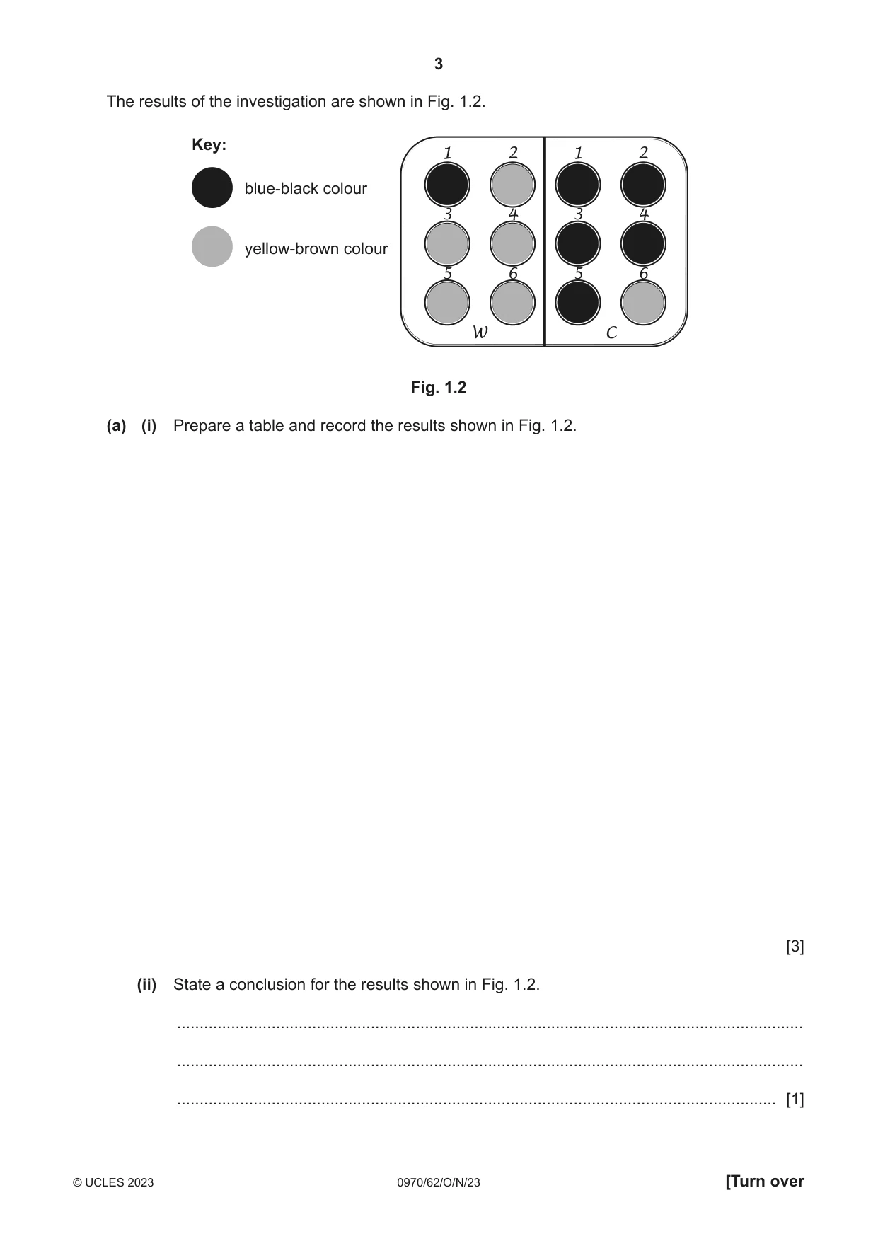 Cambridge IGCSE Biology (9-1) 0970 2023 Oct/Nov Paper 6 · Variant 2 question paper, page 3 of 12