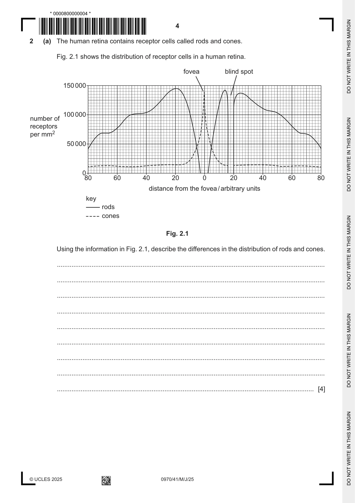 Cambridge IGCSE Biology (9-1) 0970 2025 May/June Paper 4 · Variant 1 question paper, page 4 of 20