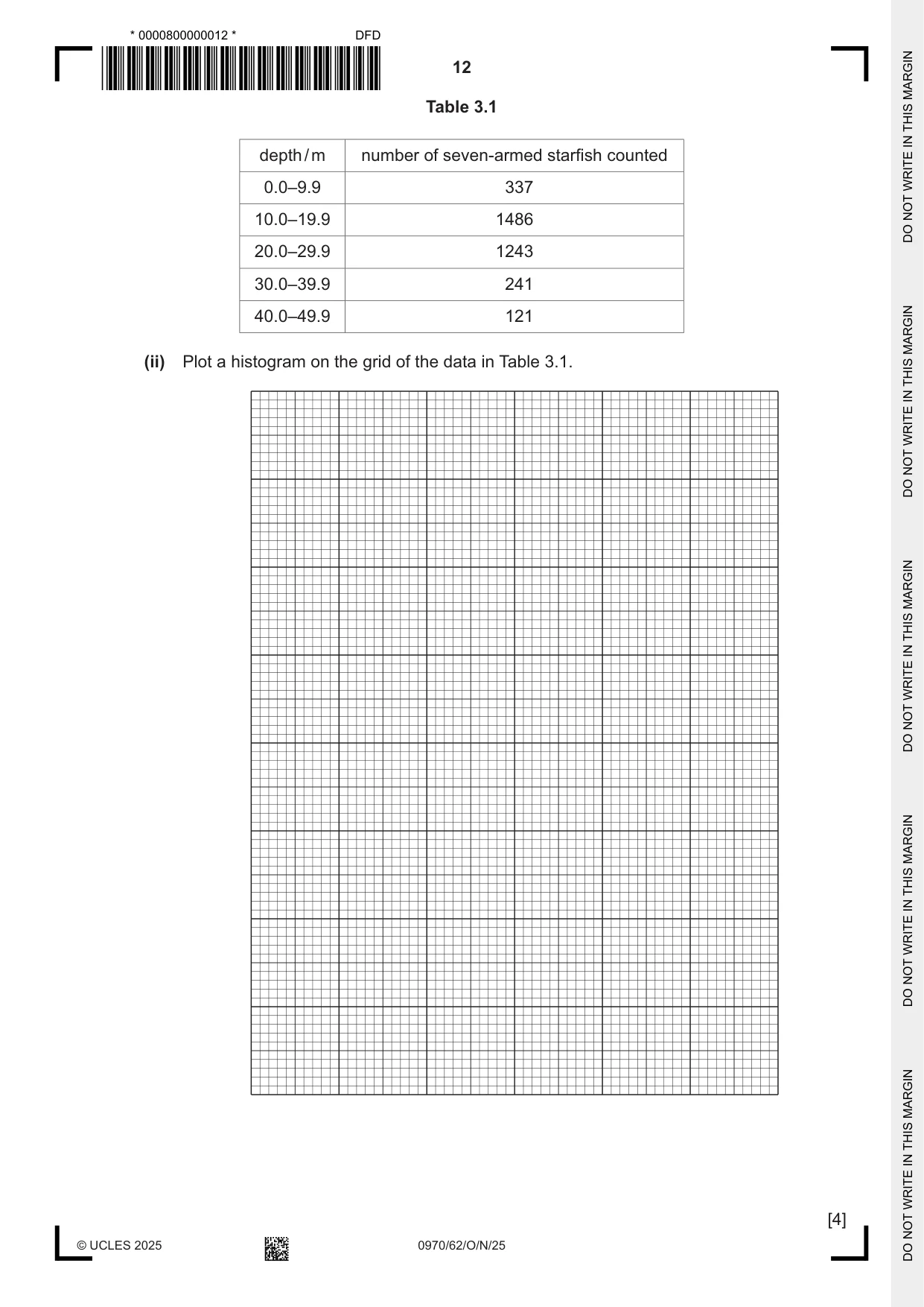 Cambridge IGCSE Biology (9-1) 0970 2025 Oct/Nov Paper 6 · Variant 2 question paper, page 12 of 16