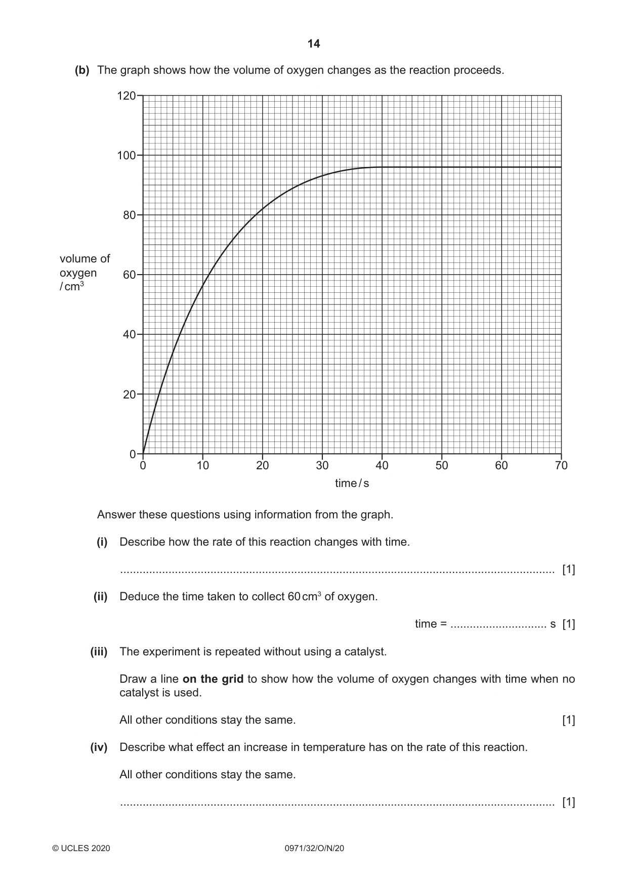 Cambridge IGCSE Chemistry (9-1) 0971 2020 Oct/Nov Paper 3 · Variant 2 question paper, page 14 of 20