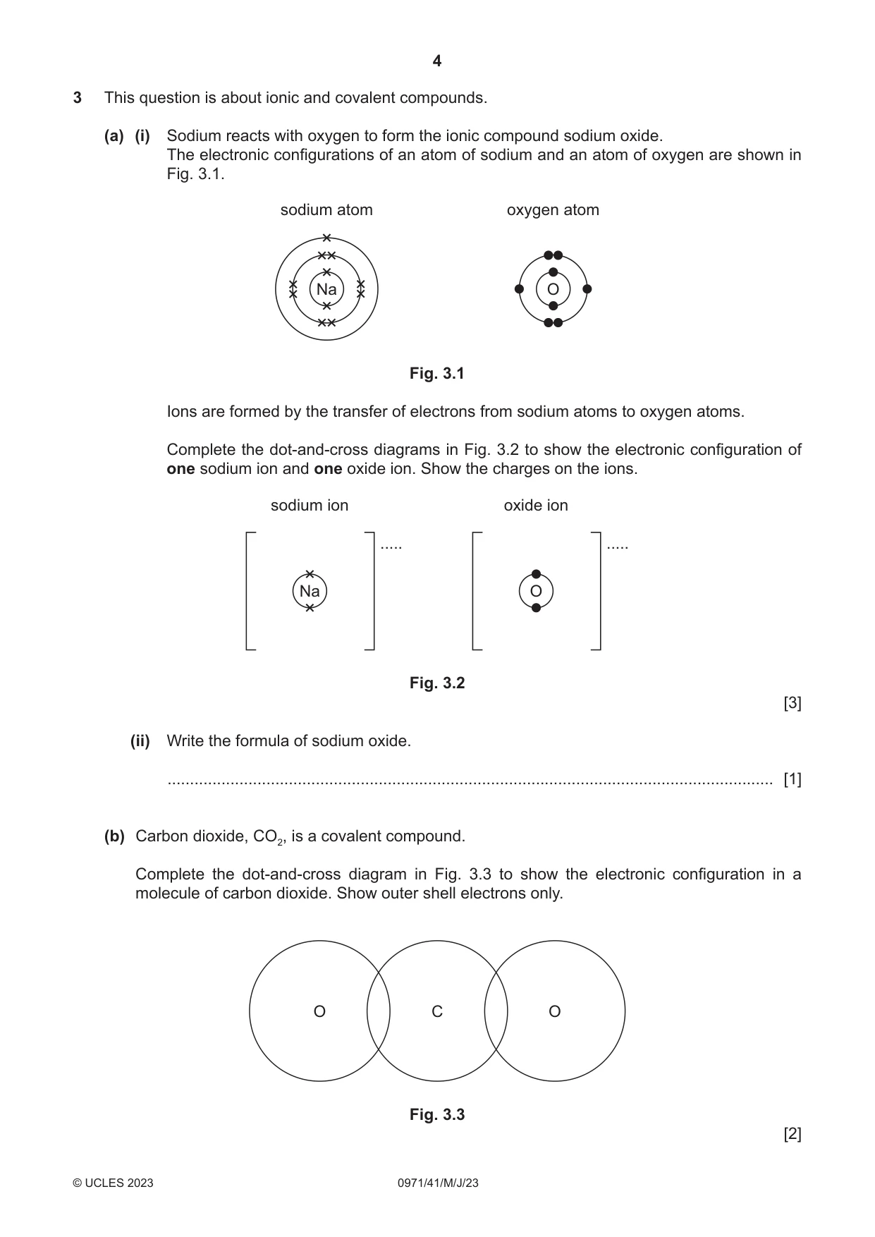Cambridge IGCSE Chemistry (9-1) 0971 2023 May/June Paper 4 · Variant 1 question paper, page 4 of 16