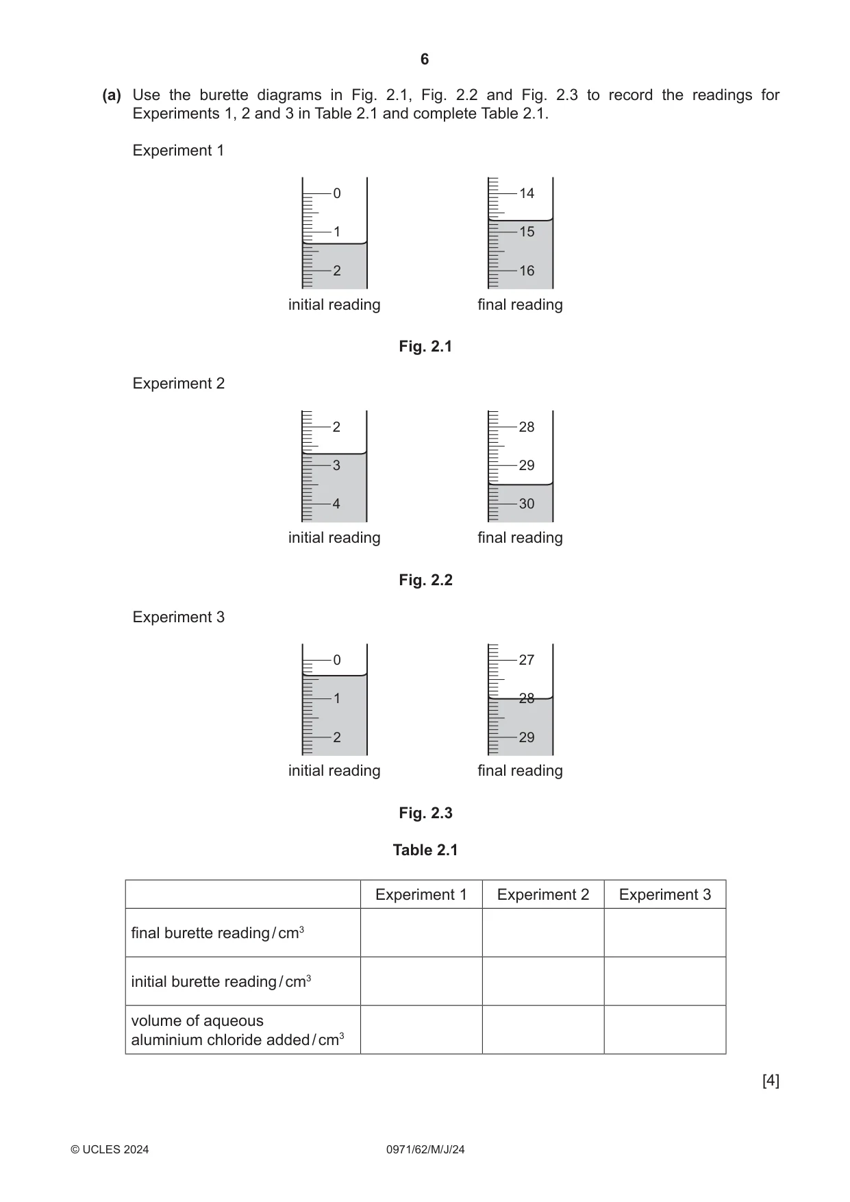 Cambridge IGCSE Chemistry (9-1) 0971 2024 May/June Paper 6 · Variant 2 question paper, page 6 of 12