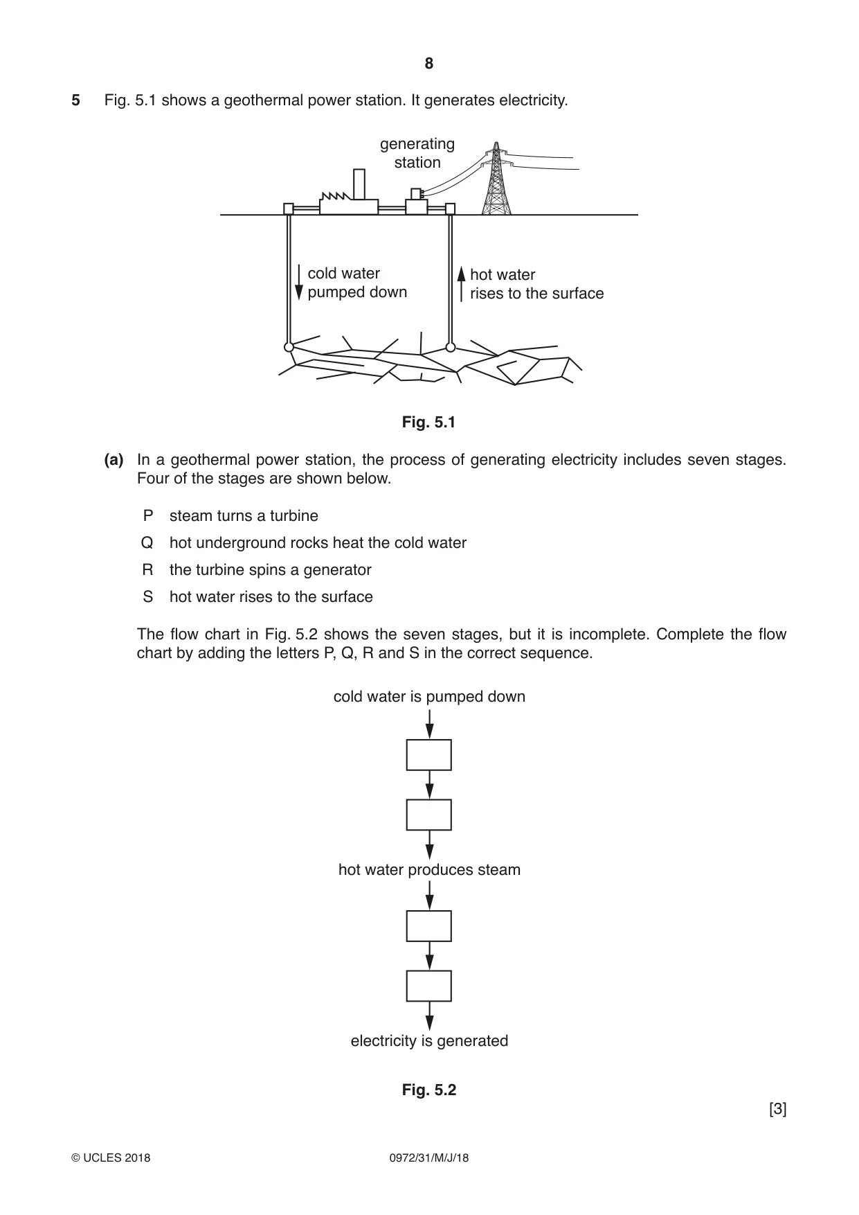 Cambridge IGCSE Physics (9-1) 0972 2018 May/June Paper 3 · Variant 1 question paper, page 8 of 20