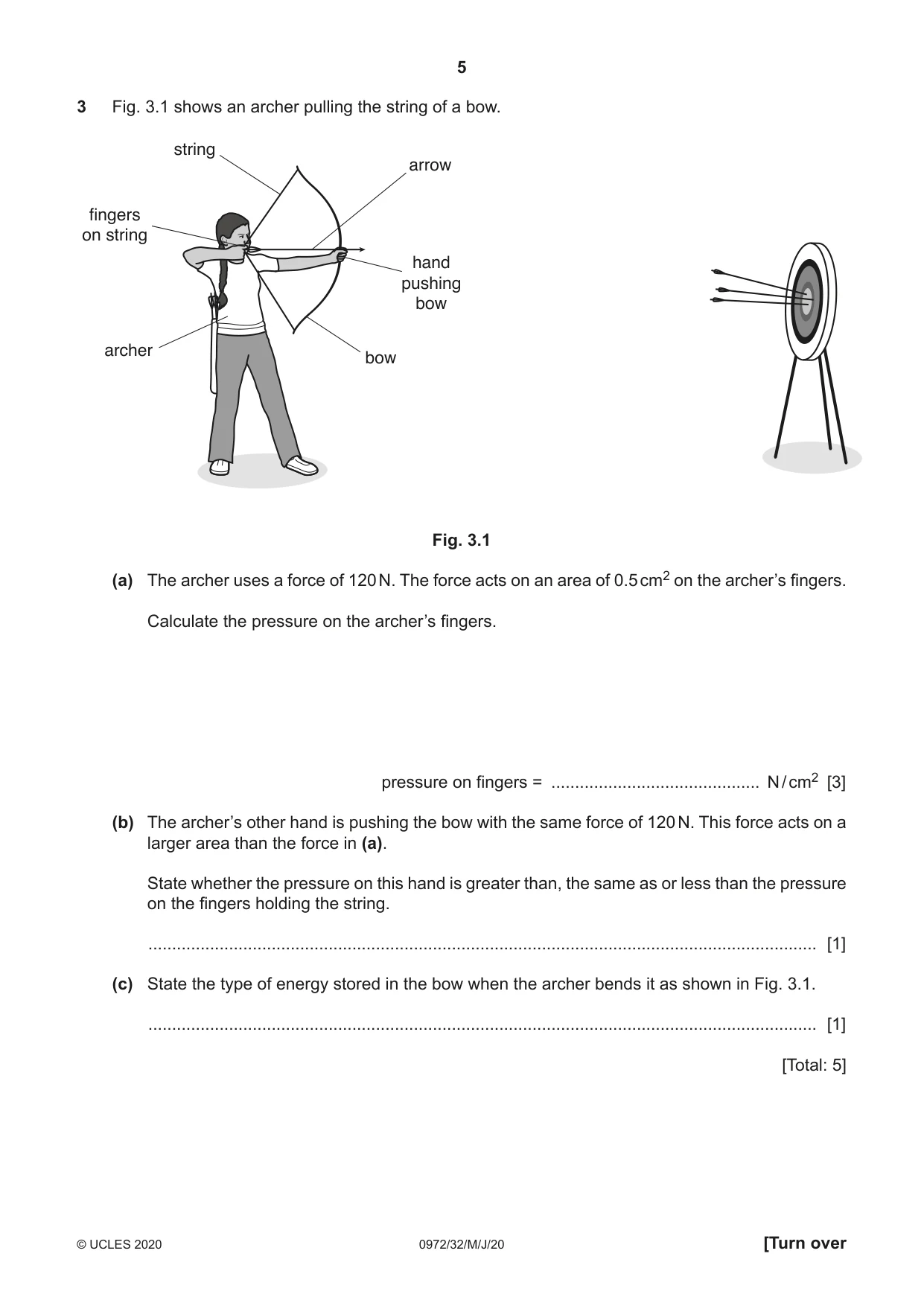 Cambridge IGCSE Physics (9-1) 0972 2020 May/June Paper 3 · Variant 2 question paper, page 5 of 16