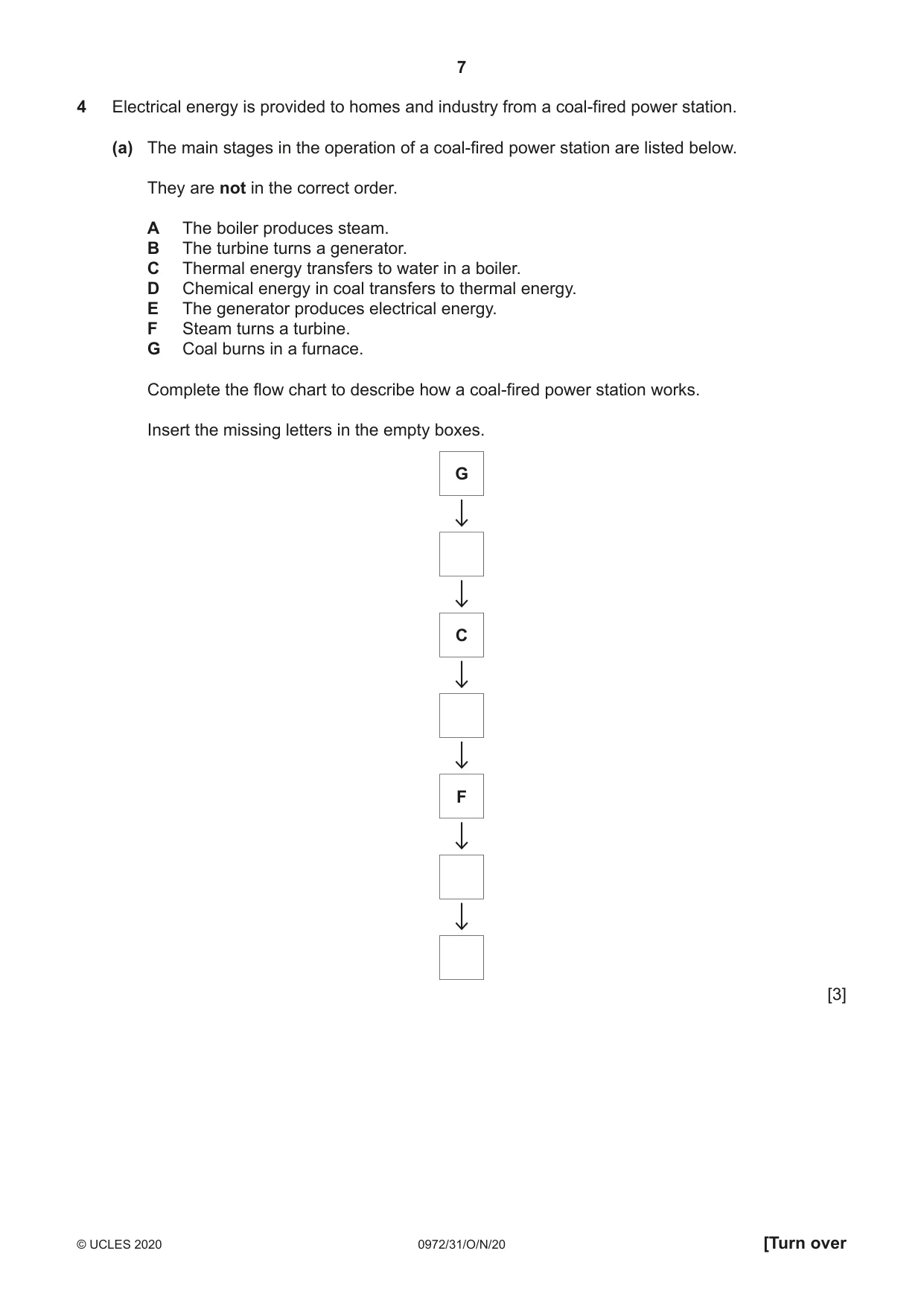 Cambridge IGCSE Physics (9-1) 0972 2020 Oct/Nov Paper 3 · Variant 1 question paper, page 7 of 20