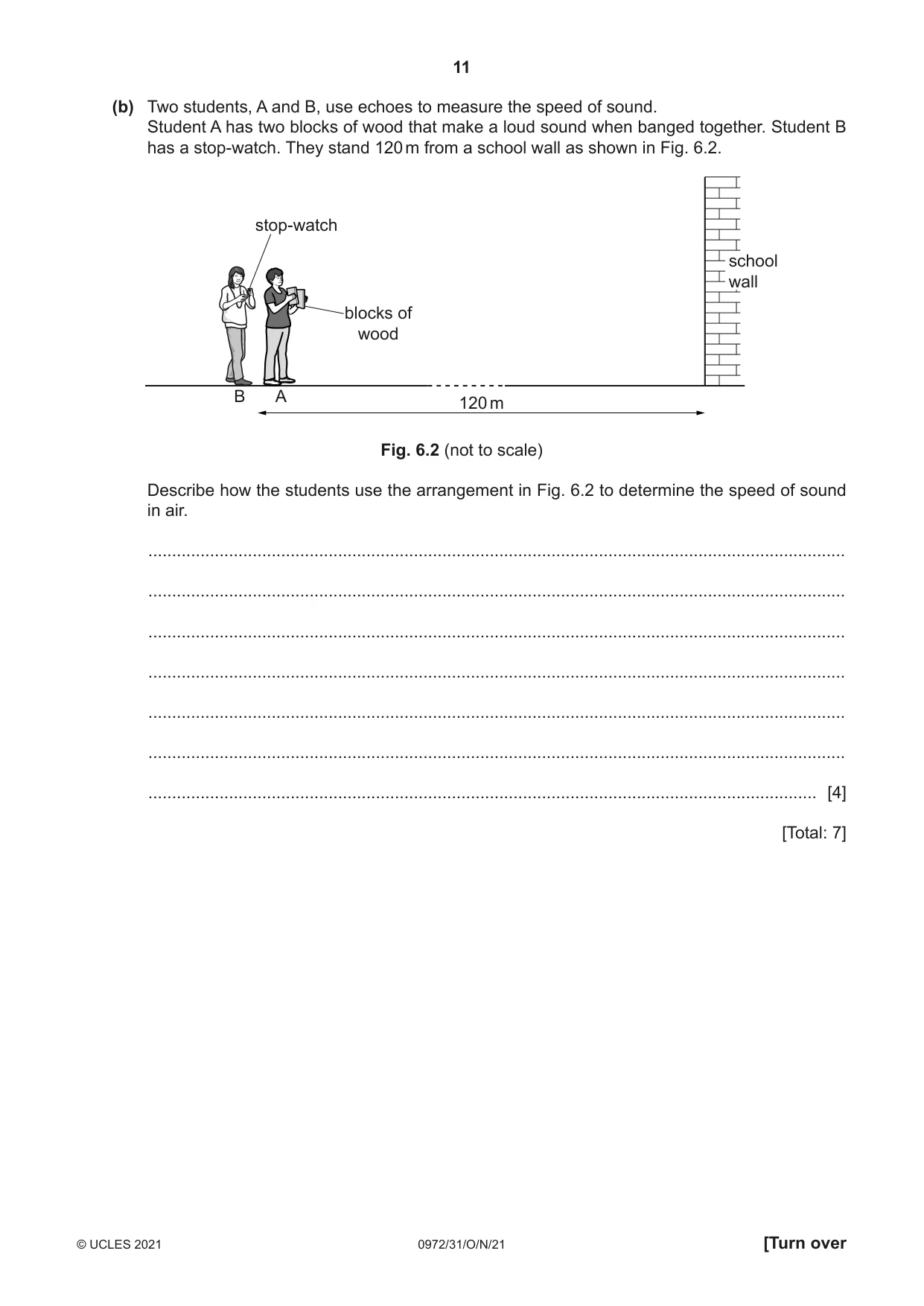 Cambridge IGCSE Physics (9-1) 0972 2021 Oct/Nov Paper 3 · Variant 1 question paper, page 11 of 16