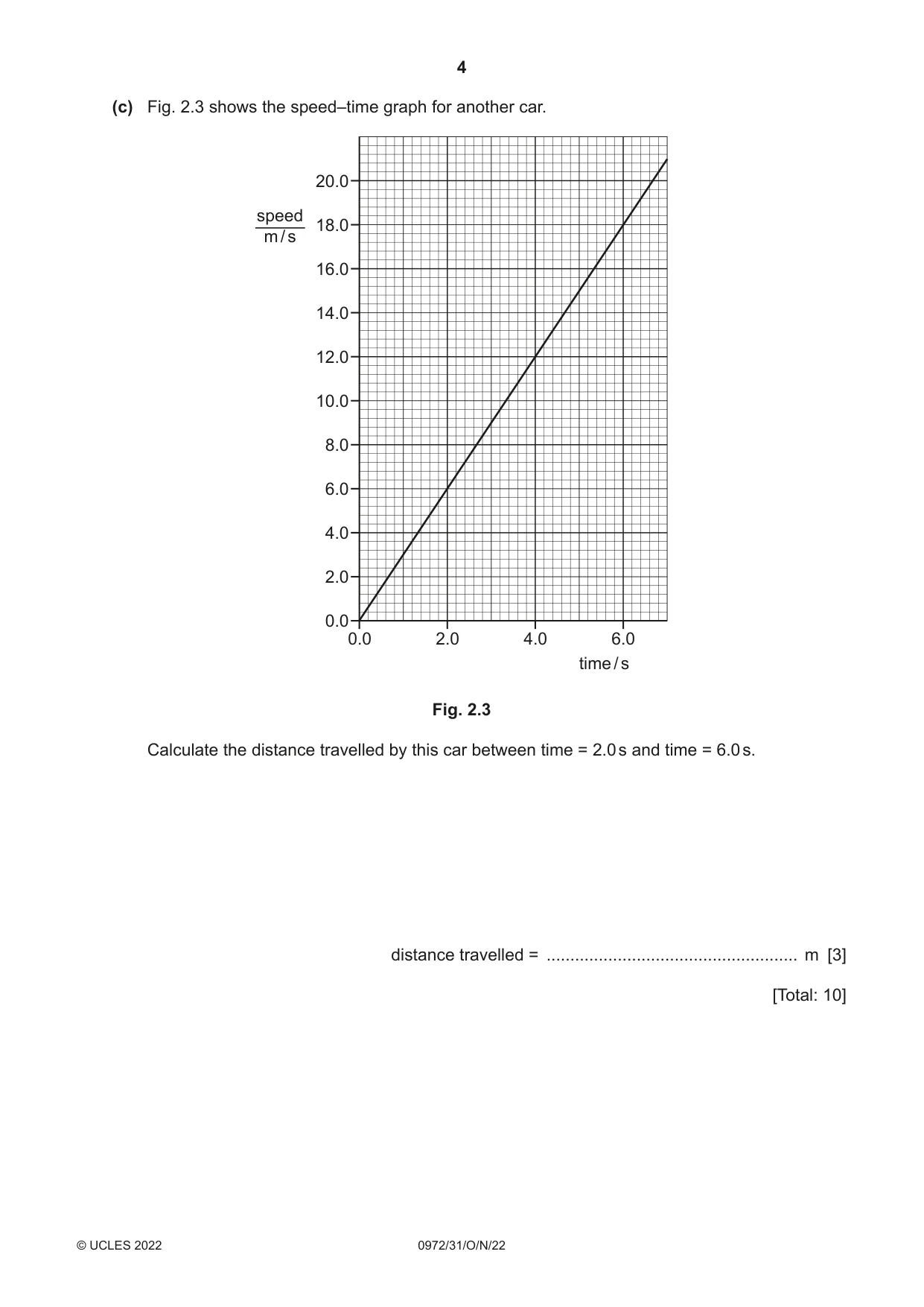 Cambridge IGCSE Physics (9-1) 0972 2022 Oct/Nov Paper 3 · Variant 1 question paper, page 4 of 16