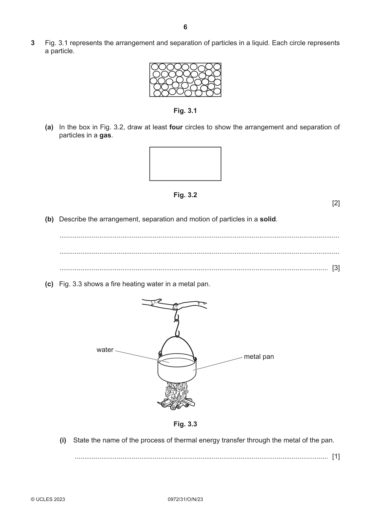 Cambridge IGCSE Physics (9-1) 0972 2023 Oct/Nov Paper 3 · Variant 1 question paper, page 6 of 16