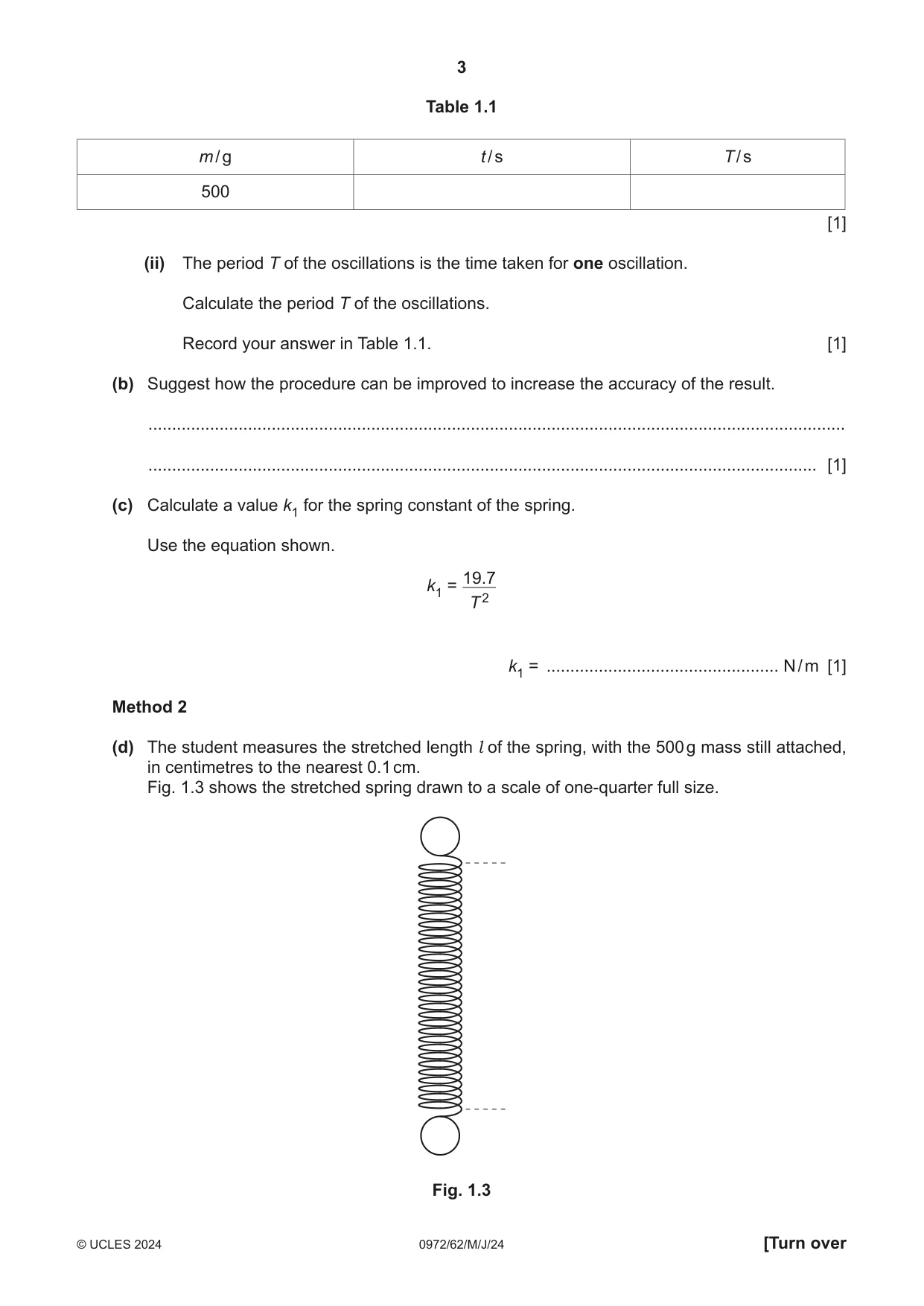 Cambridge IGCSE Physics (9-1) 0972 2024 May/June Paper 6 · Variant 2 question paper, page 3 of 16