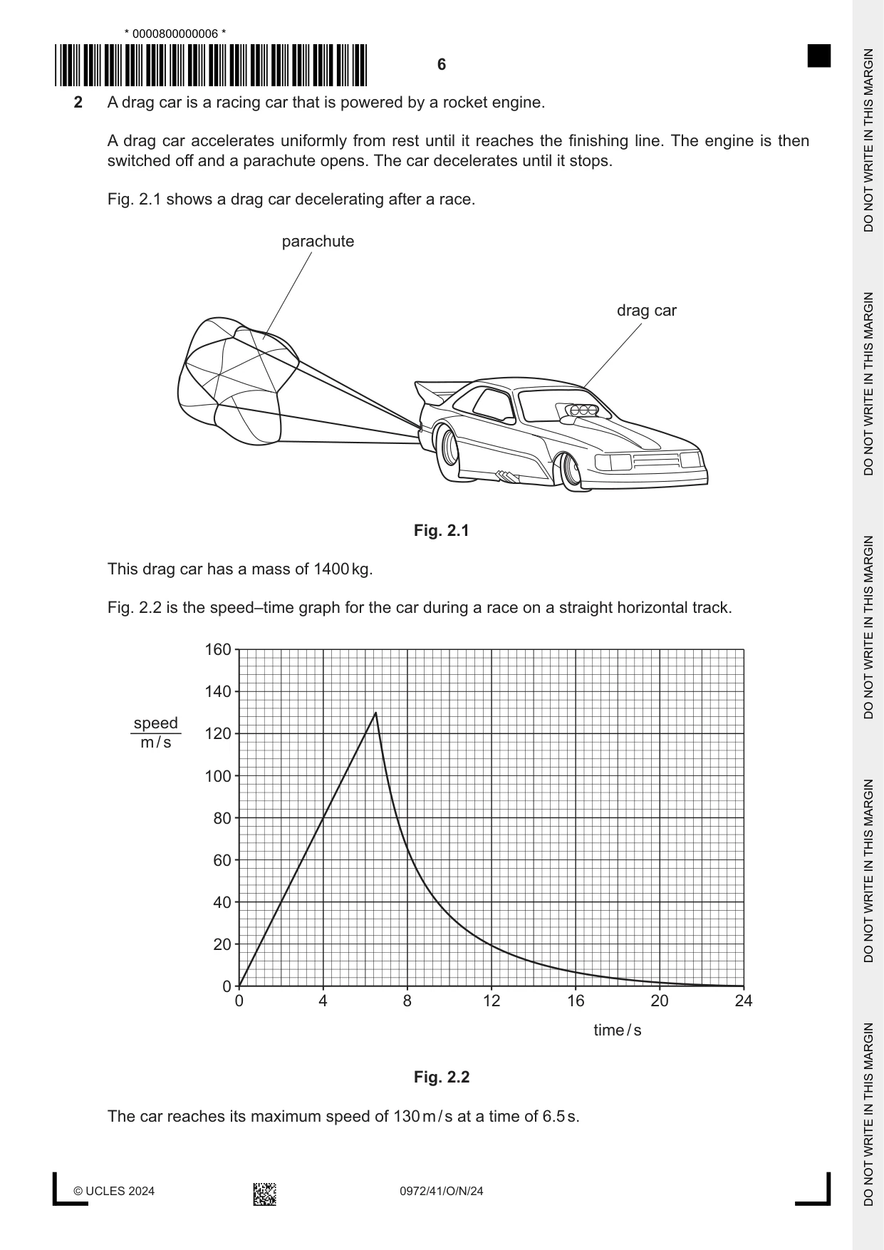 Cambridge IGCSE Physics (9-1) 0972 2024 Oct/Nov Paper 4 · Variant 1 question paper, page 6 of 20