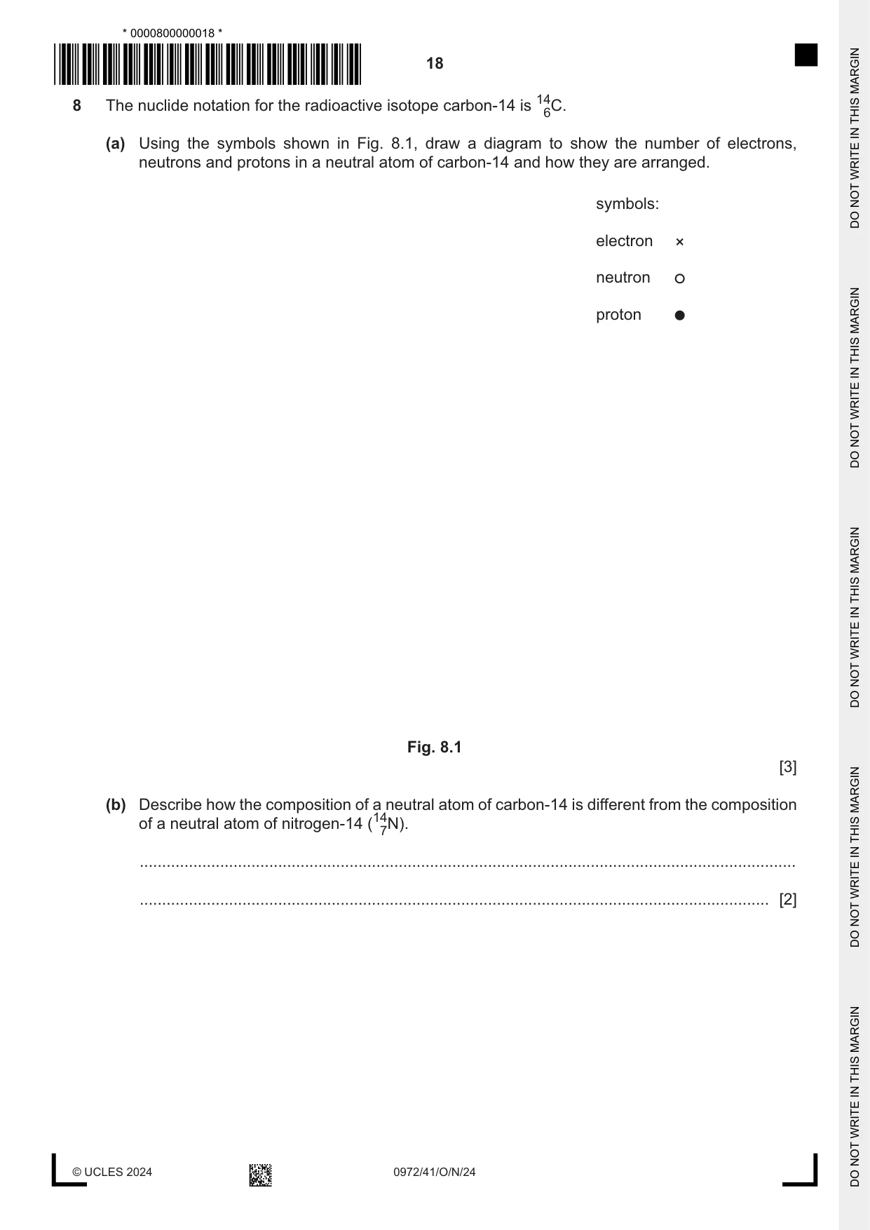 Cambridge IGCSE Physics (9-1) 0972 2024 Oct/Nov Paper 4 · Variant 1 question paper, page 18 of 20