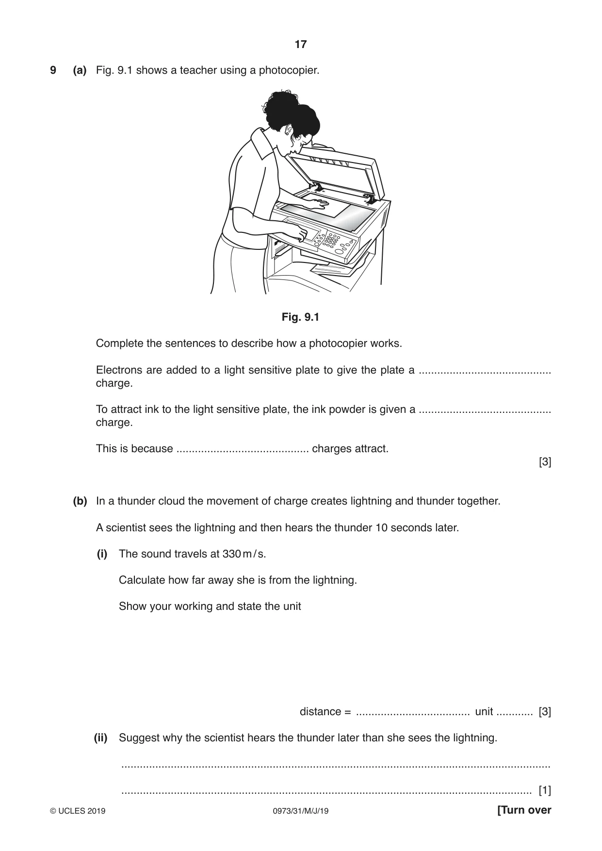 Cambridge IGCSE Sciences - Co-ordinated (9-1) 0973 2019 May/June Paper 3 · Variant 1 question paper, page 17 of 28