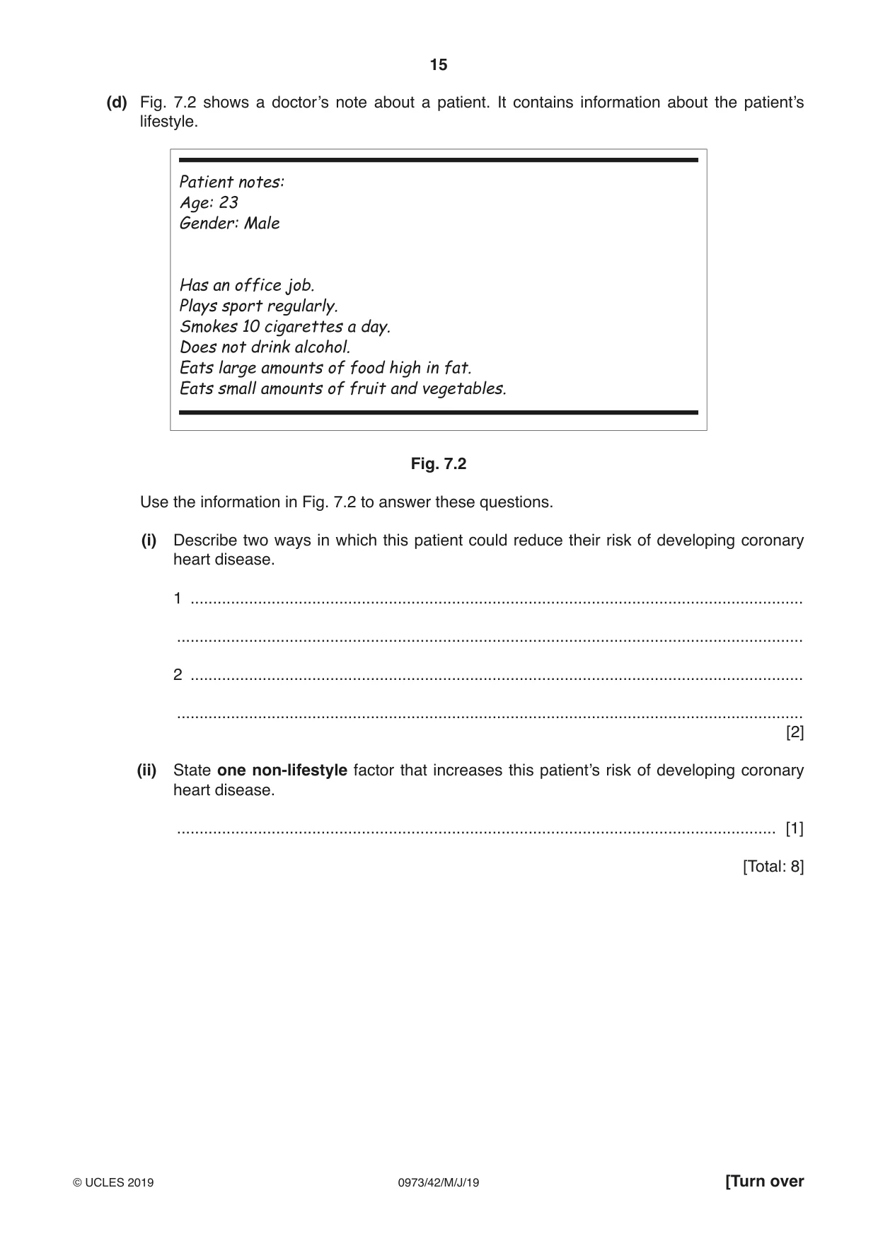 Cambridge IGCSE Sciences - Co-ordinated (9-1) 0973 2019 May/June Paper 4 · Variant 2 question paper, page 15 of 28
