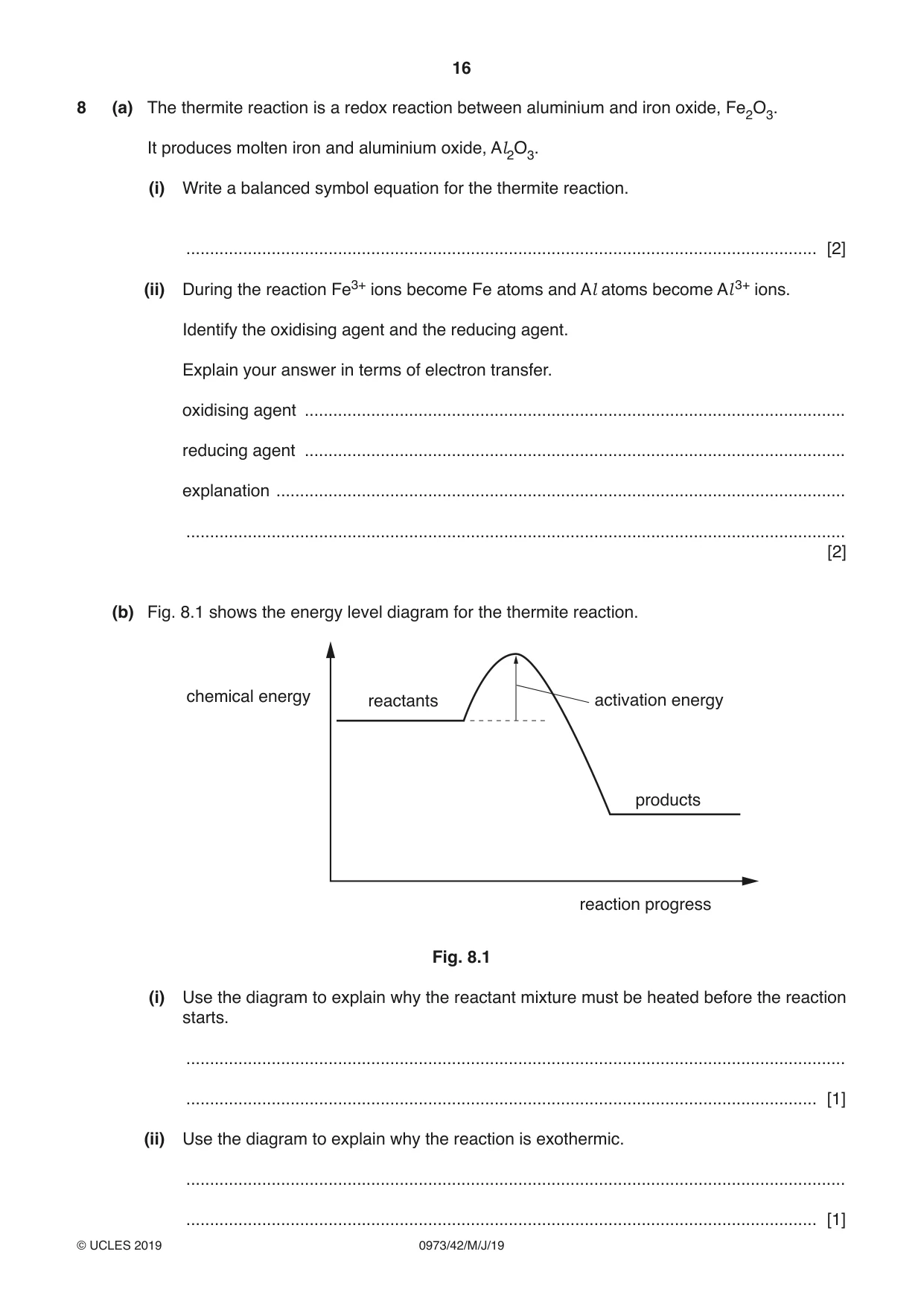 Cambridge IGCSE Sciences - Co-ordinated (9-1) 0973 2019 May/June Paper 4 · Variant 2 question paper, page 16 of 28