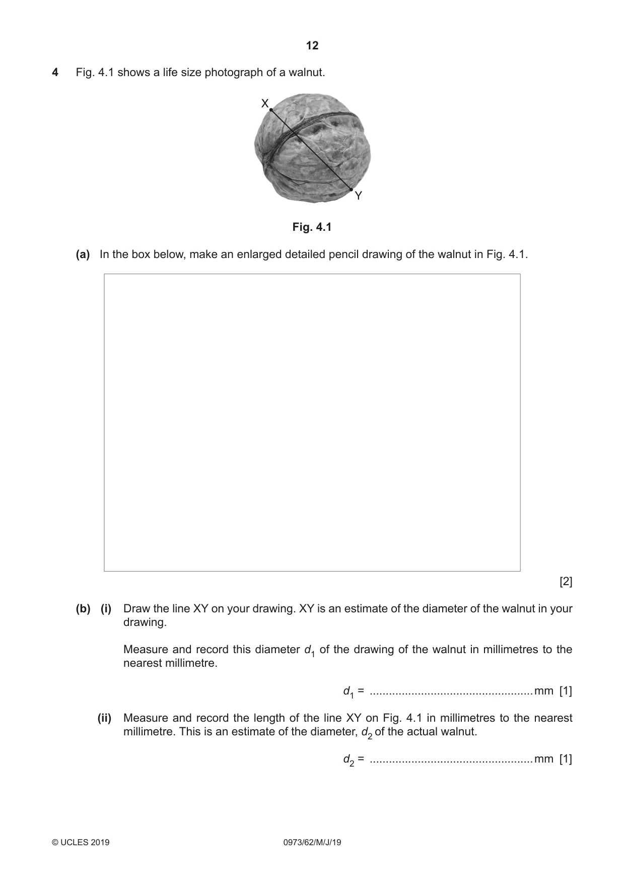 Cambridge IGCSE Sciences - Co-ordinated (9-1) 0973 2019 May/June Paper 6 · Variant 2 question paper, page 12 of 20