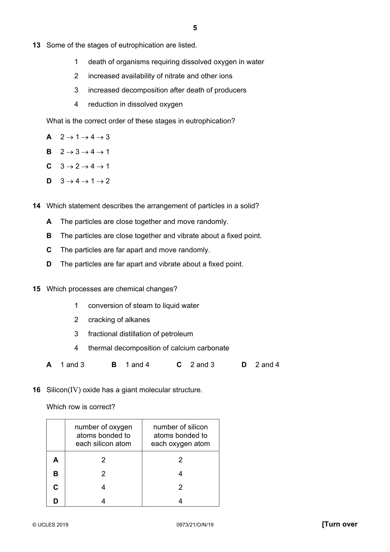 Cambridge IGCSE Sciences - Co-ordinated (9-1) 0973 2019 Oct/Nov Paper 2 · Variant 1 question paper, page 5 of 16