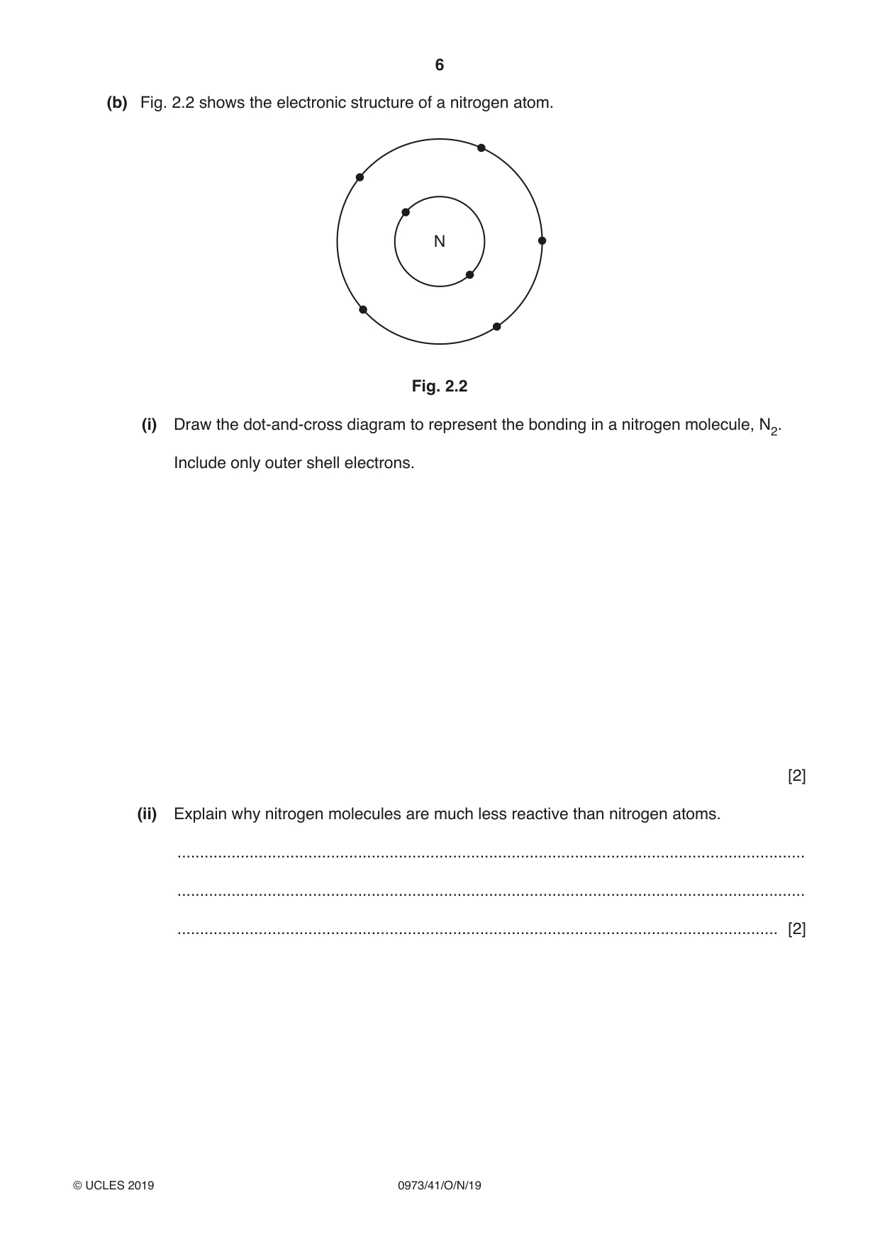 Cambridge IGCSE Sciences - Co-ordinated (9-1) 0973 2019 Oct/Nov Paper 4 · Variant 1 question paper, page 6 of 32