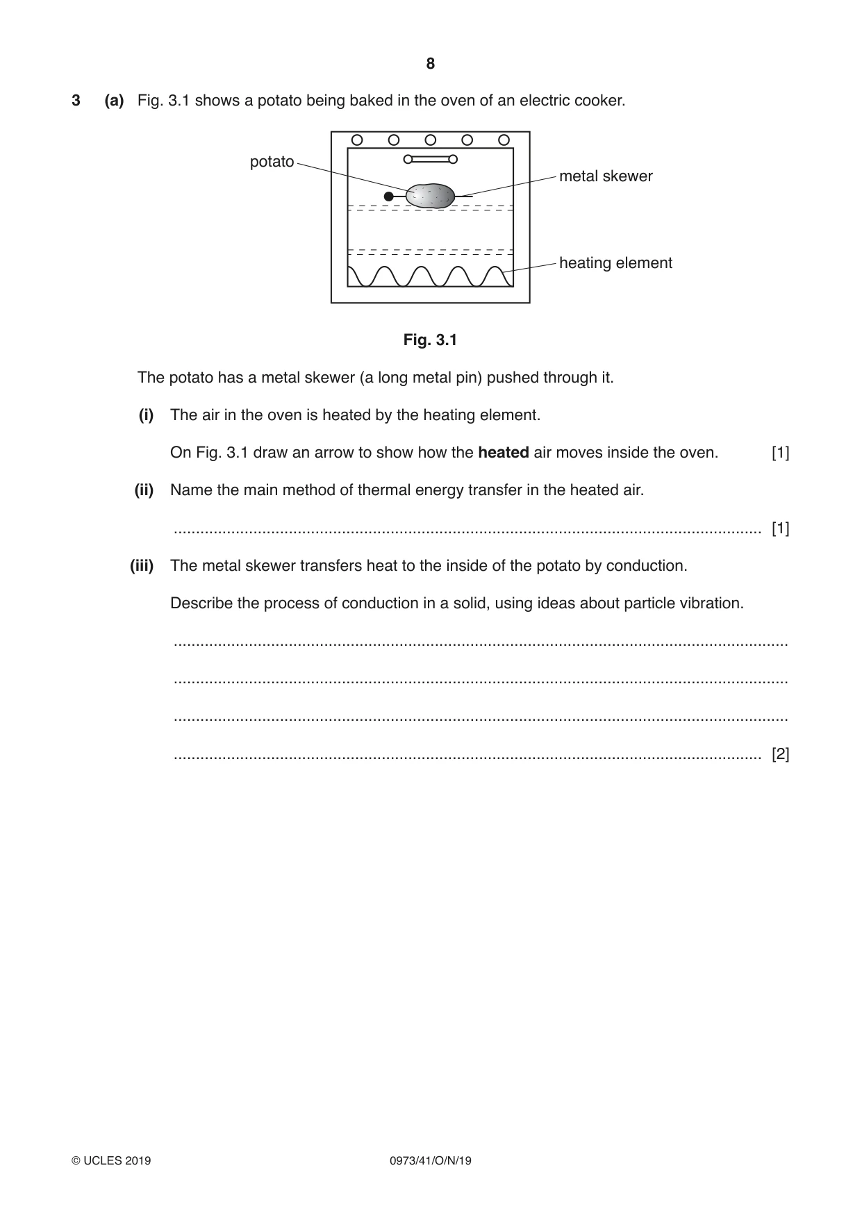 Cambridge IGCSE Sciences - Co-ordinated (9-1) 0973 2019 Oct/Nov Paper 4 · Variant 1 question paper, page 8 of 32