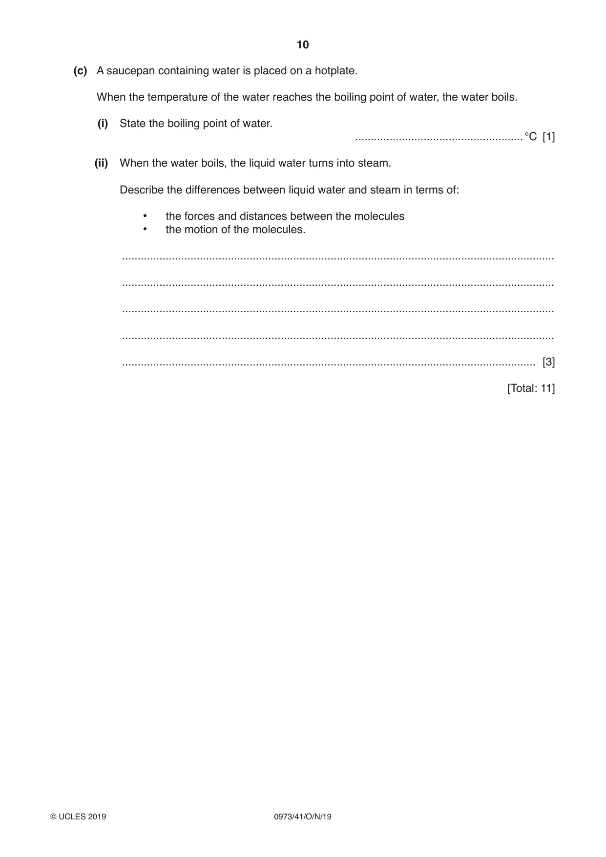 Cambridge IGCSE Sciences - Co-ordinated (9-1) 0973 2019 Oct/Nov Paper 4 · Variant 1 question paper, page 10 of 32