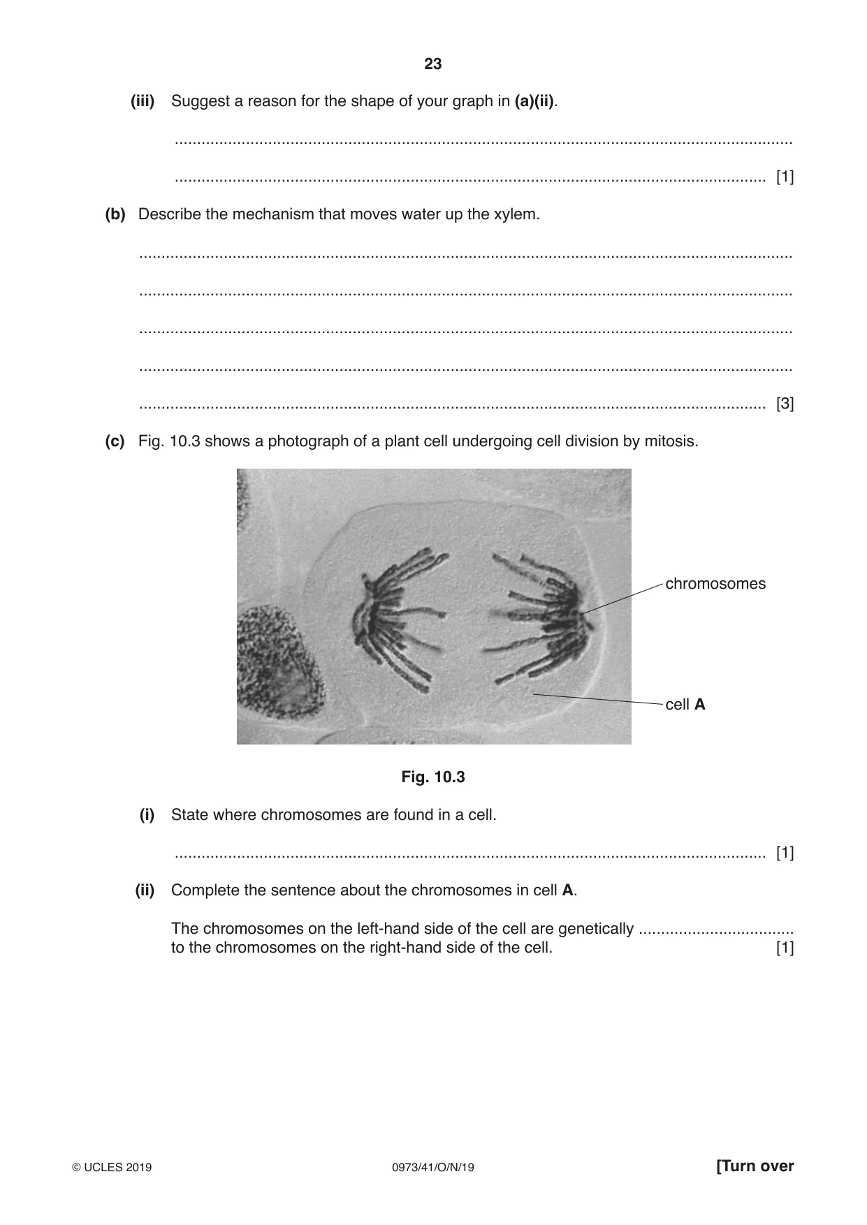 Cambridge IGCSE Sciences - Co-ordinated (9-1) 0973 2019 Oct/Nov Paper 4 · Variant 1 question paper, page 23 of 32