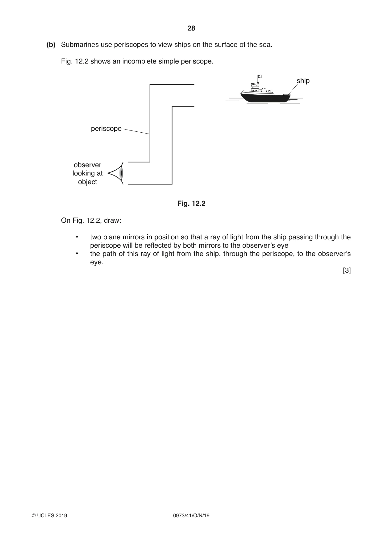 Cambridge IGCSE Sciences - Co-ordinated (9-1) 0973 2019 Oct/Nov Paper 4 · Variant 1 question paper, page 28 of 32