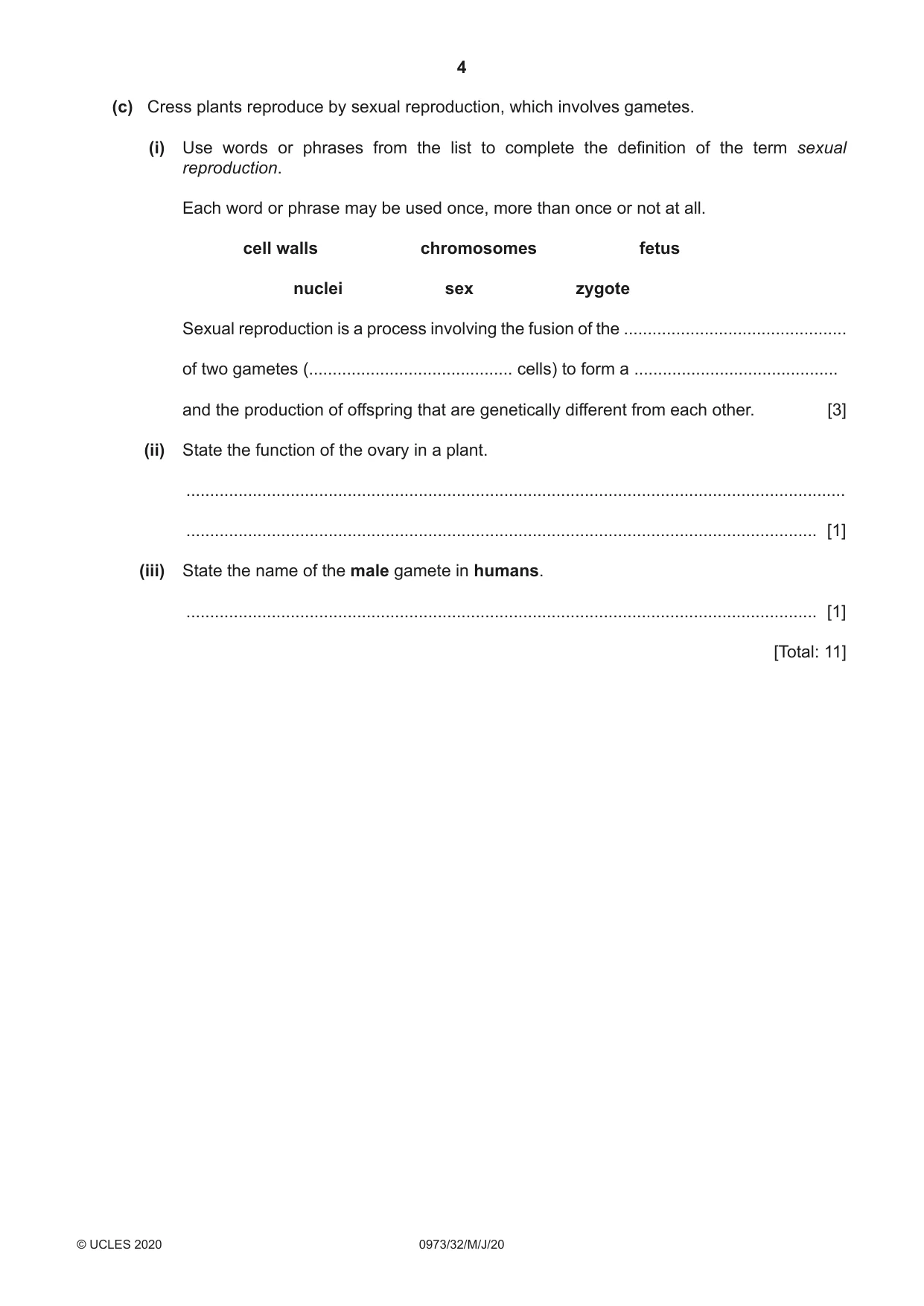 Cambridge IGCSE Sciences - Co-ordinated (9-1) 0973 2020 May/June Paper 3 · Variant 2 question paper, page 4 of 32
