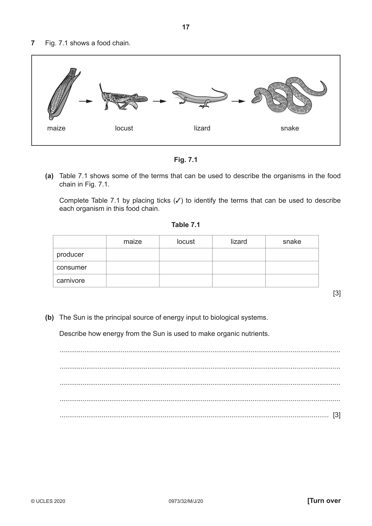 Cambridge IGCSE Sciences - Co-ordinated (9-1) 0973 2020 May/June Paper 3 · Variant 2 question paper, page 17 of 32