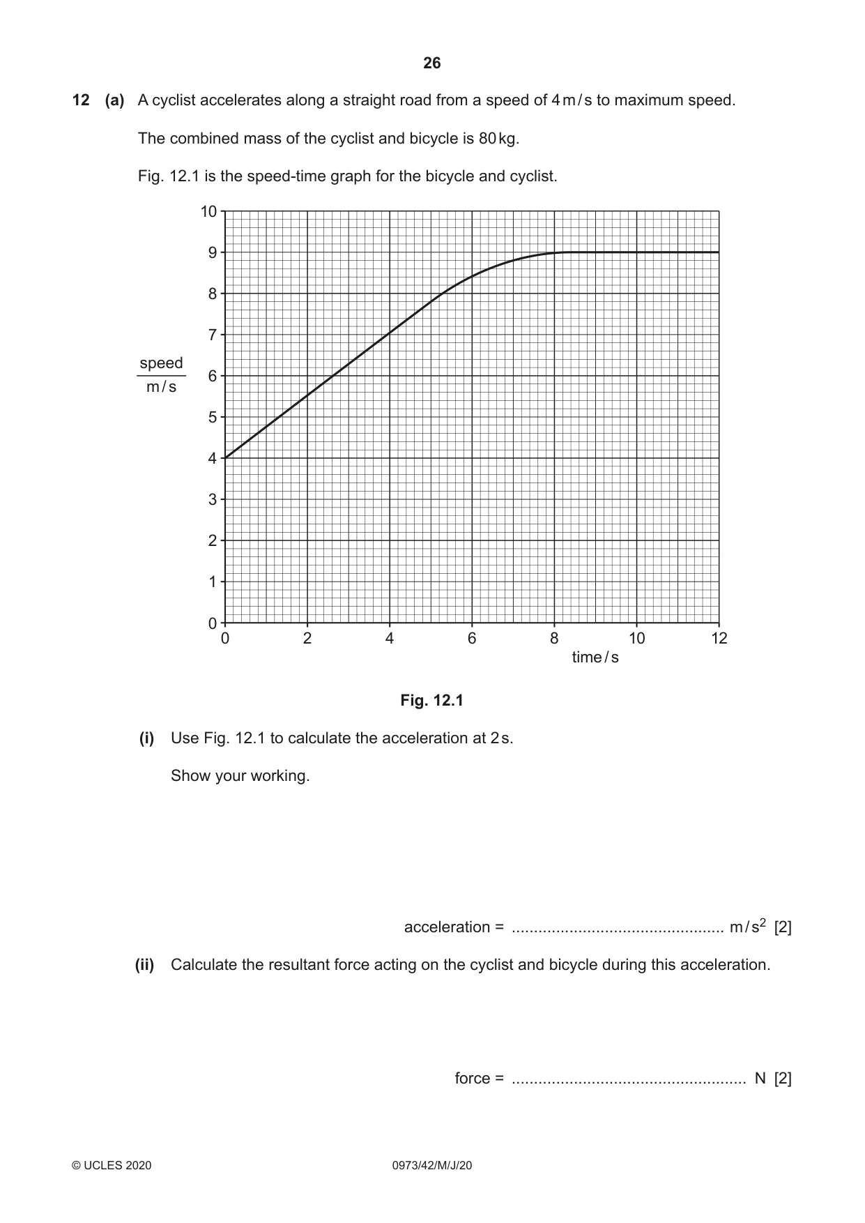 Cambridge IGCSE Sciences - Co-ordinated (9-1) 0973 2020 May/June Paper 4 · Variant 2 question paper, page 26 of 32