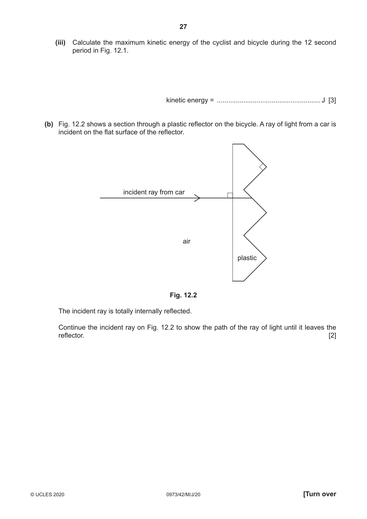 Cambridge IGCSE Sciences - Co-ordinated (9-1) 0973 2020 May/June Paper 4 · Variant 2 question paper, page 27 of 32