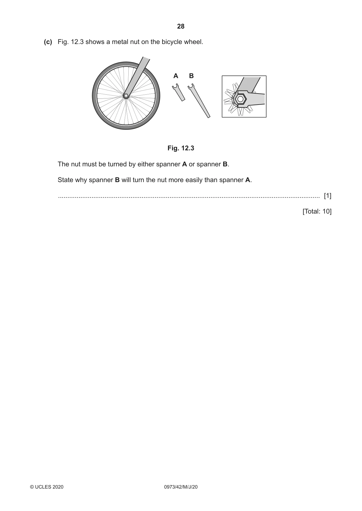 Cambridge IGCSE Sciences - Co-ordinated (9-1) 0973 2020 May/June Paper 4 · Variant 2 question paper, page 28 of 32