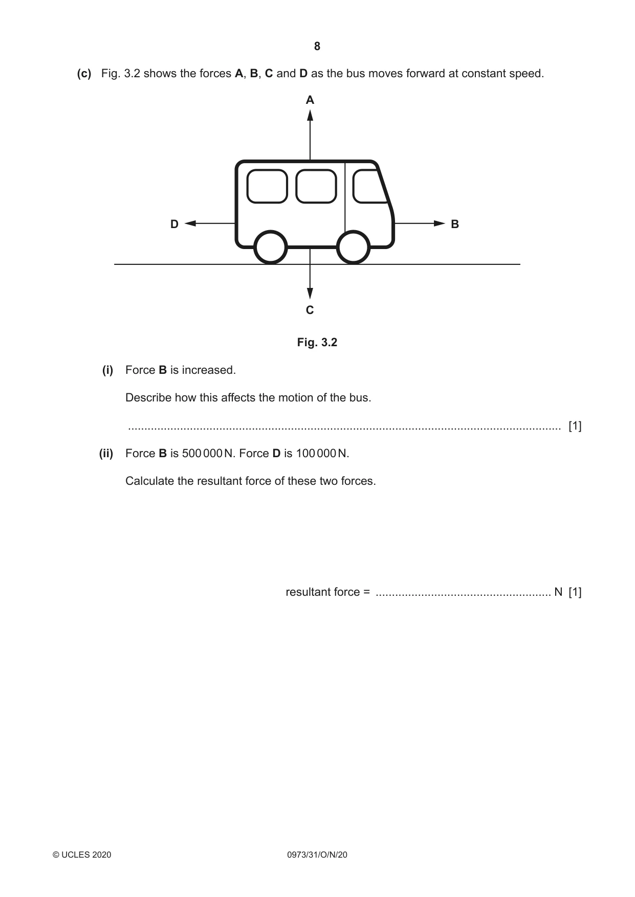 Cambridge IGCSE Sciences - Co-ordinated (9-1) 0973 2020 Oct/Nov Paper 3 · Variant 1 question paper, page 8 of 32
