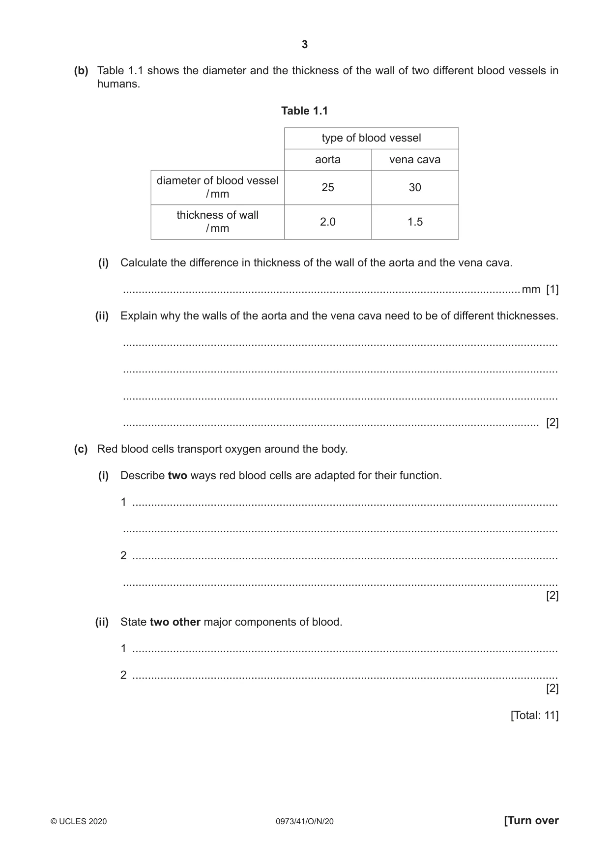 Cambridge IGCSE Sciences - Co-ordinated (9-1) 0973 2020 Oct/Nov Paper 4 · Variant 1 question paper, page 3 of 28