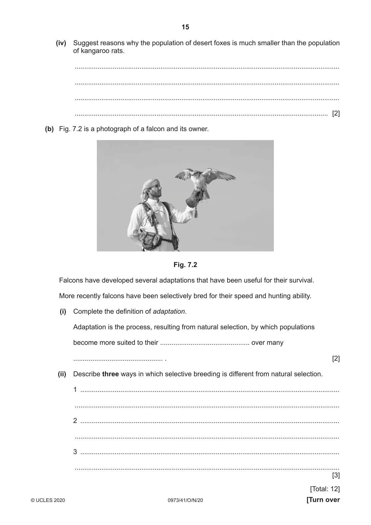 Cambridge IGCSE Sciences - Co-ordinated (9-1) 0973 2020 Oct/Nov Paper 4 · Variant 1 question paper, page 15 of 28