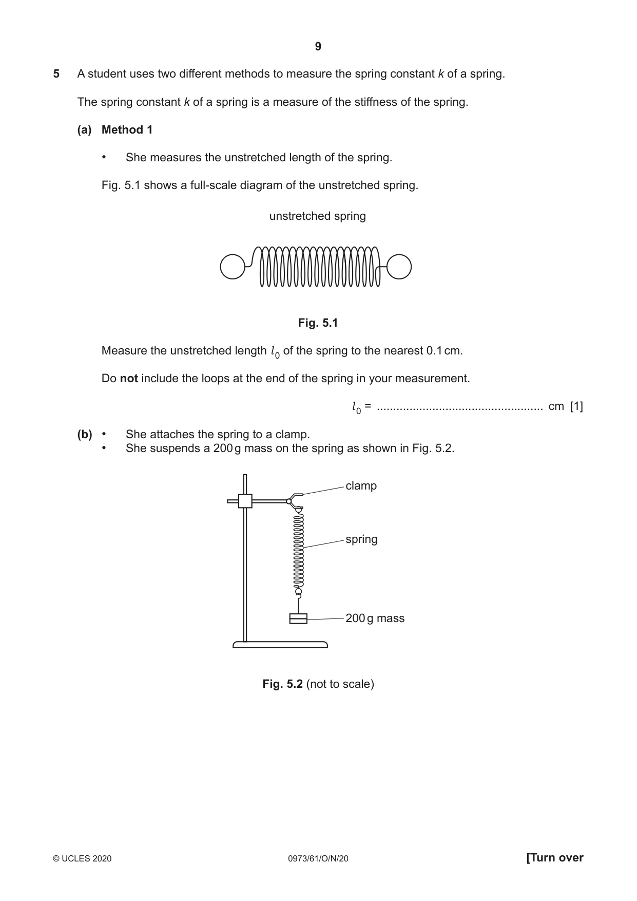 Cambridge IGCSE Sciences - Co-ordinated (9-1) 0973 2020 Oct/Nov Paper 6 · Variant 1 question paper, page 9 of 16