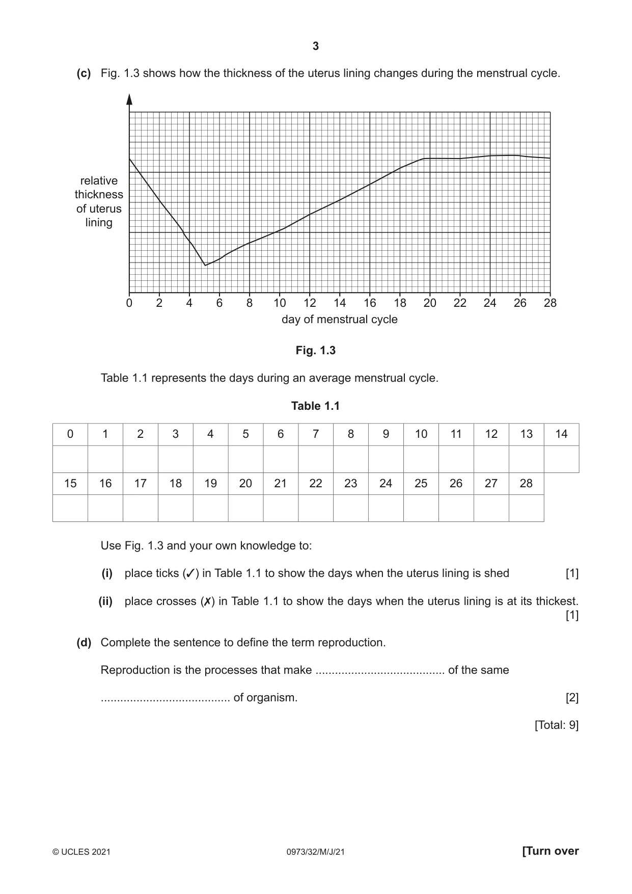 Cambridge IGCSE Sciences - Co-ordinated (9-1) 0973 2021 May/June Paper 3 · Variant 2 question paper, page 3 of 28